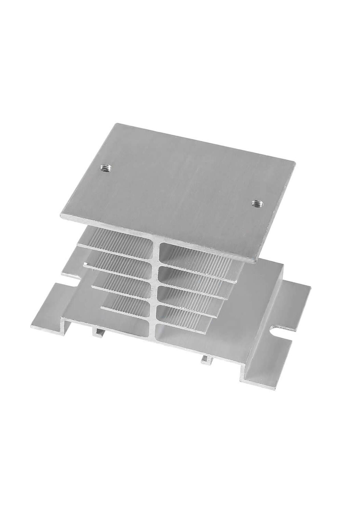 ROBİZ Ssr Alüminyum Soğutucu Blok Solid State Röleler İçin 10A / 40A Ray Montaj Edilebilir Isı Sıcaklık
