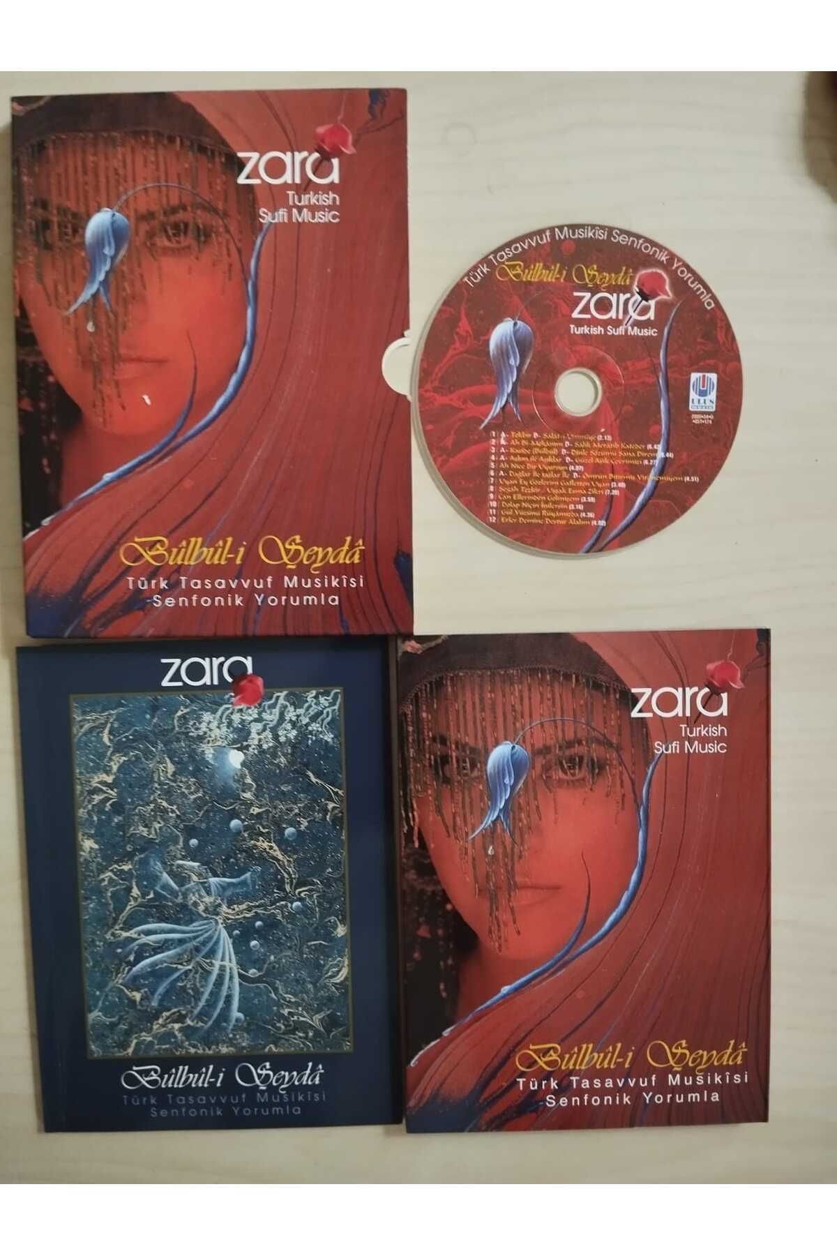 Plakperest Zara ‎– Bûlbûl-i Şeydâ (Türk Tasavvuf Musikîsi Senfonik Yorumla) - Türkiye Basım - CD Albüm-2.EL