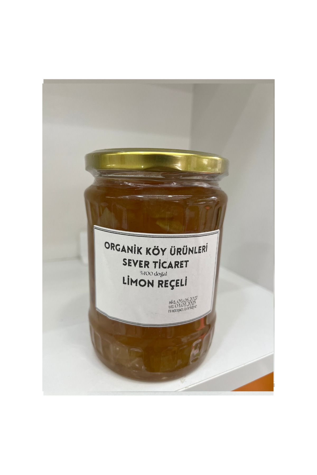 organik köy ürünleri sever ticaret Limon Reçeli