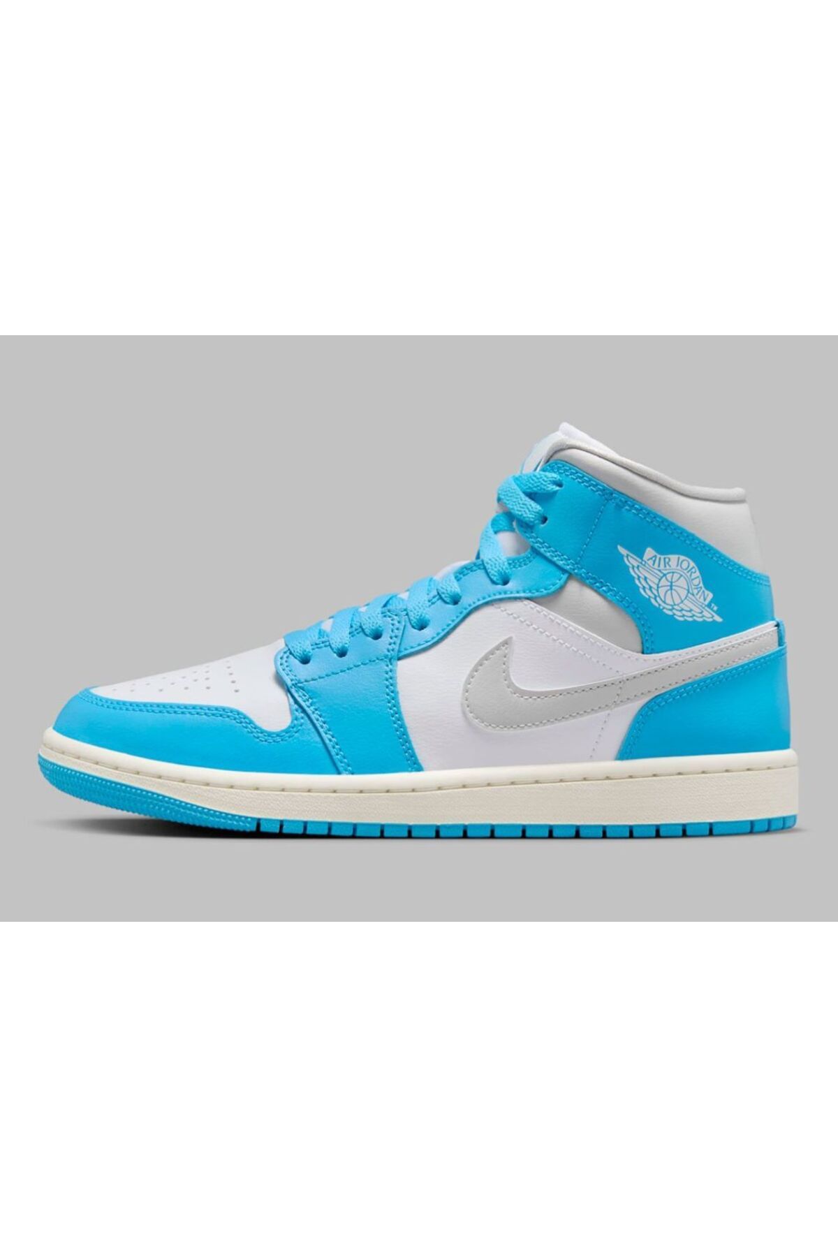 Nike Air Jordan 1 Mid Unisex Günlük Stlil Sneaker (Blue Sport )
