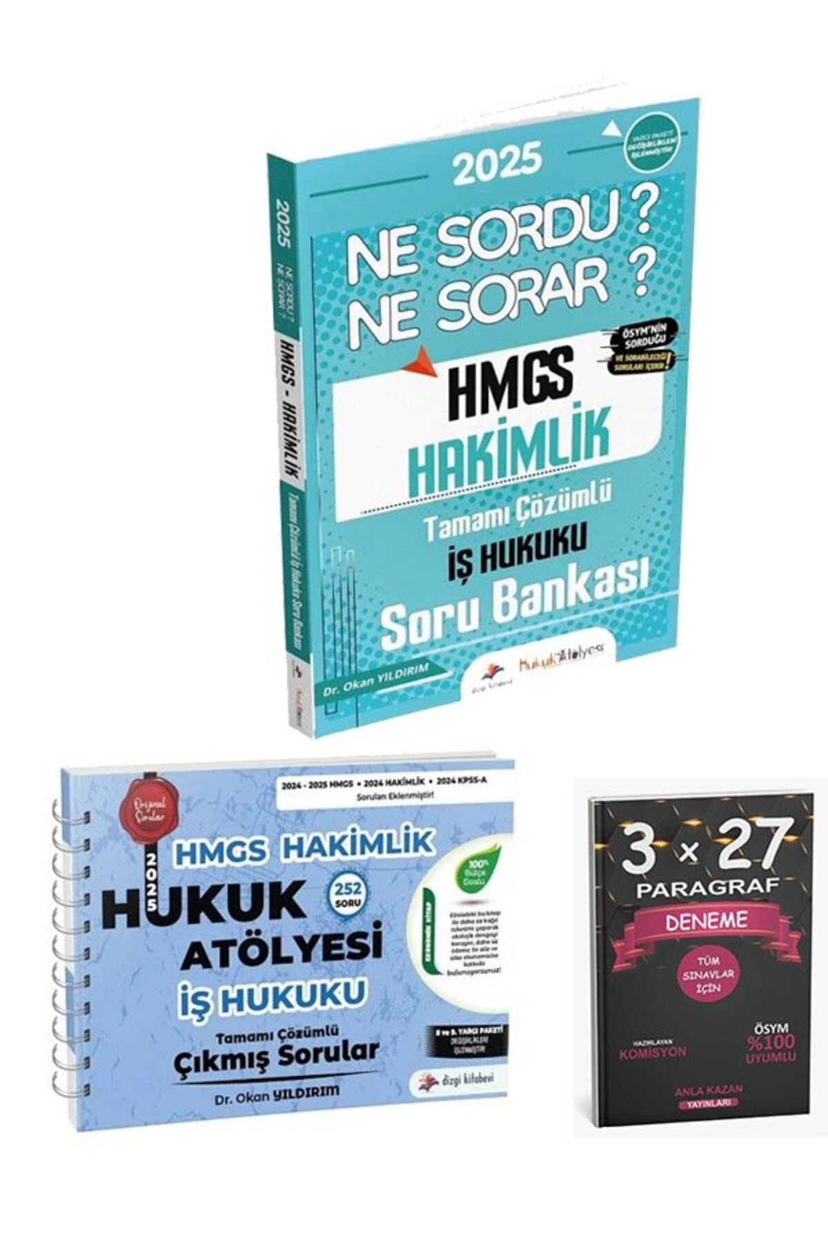 Anla Kazan Yayınları Dizgi Kitap HMGS Hakimlik İş Hukuku Ne Sordu Ne Sorar Soru Bankası Çözümlü +Hukuk Atölyesi Çıkmış S
