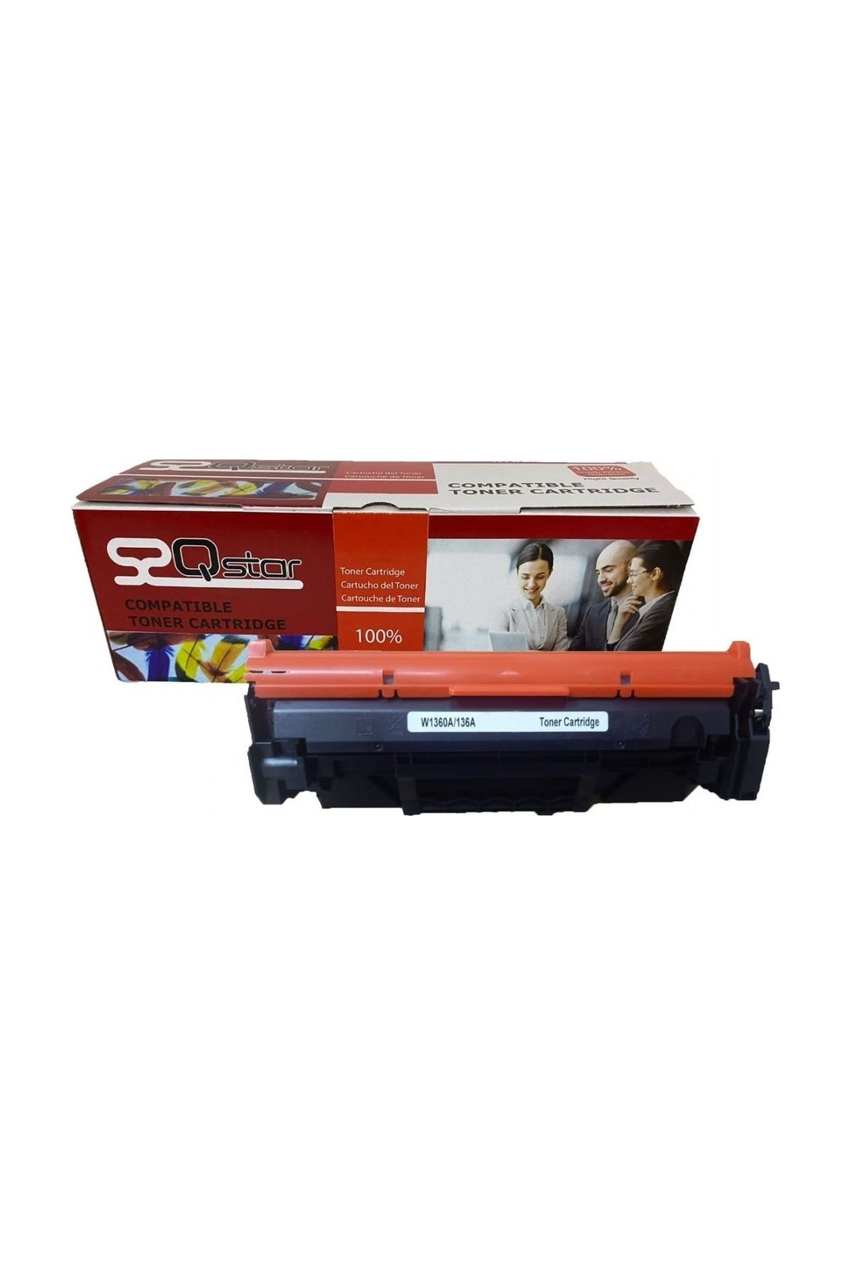 Qstar Hp 136a W1360a Çipsiz Toner Uyumlu Toner