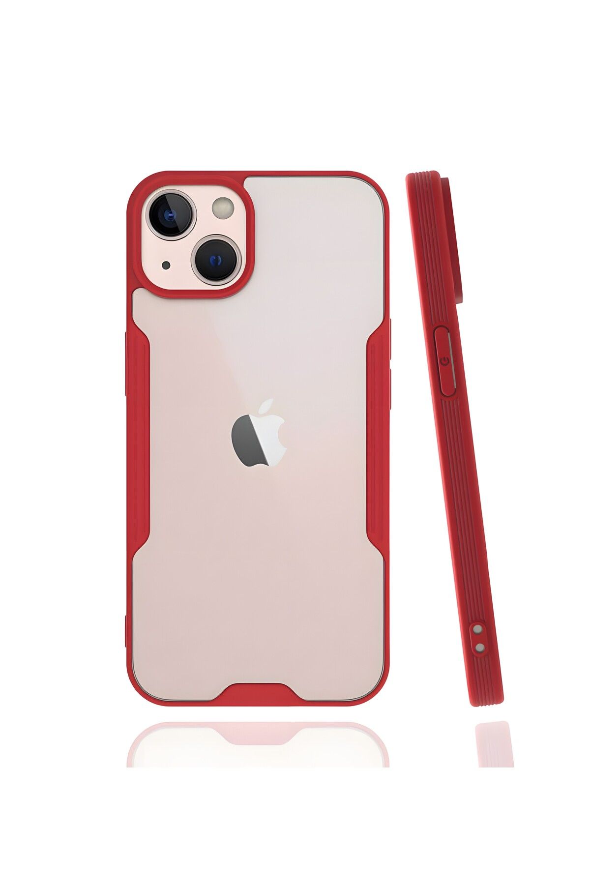 Cepustik Telefon Aksesuarları iPhone 13 Kılıf Parfe Kenarları Pastel Renk Silikon Kılıf