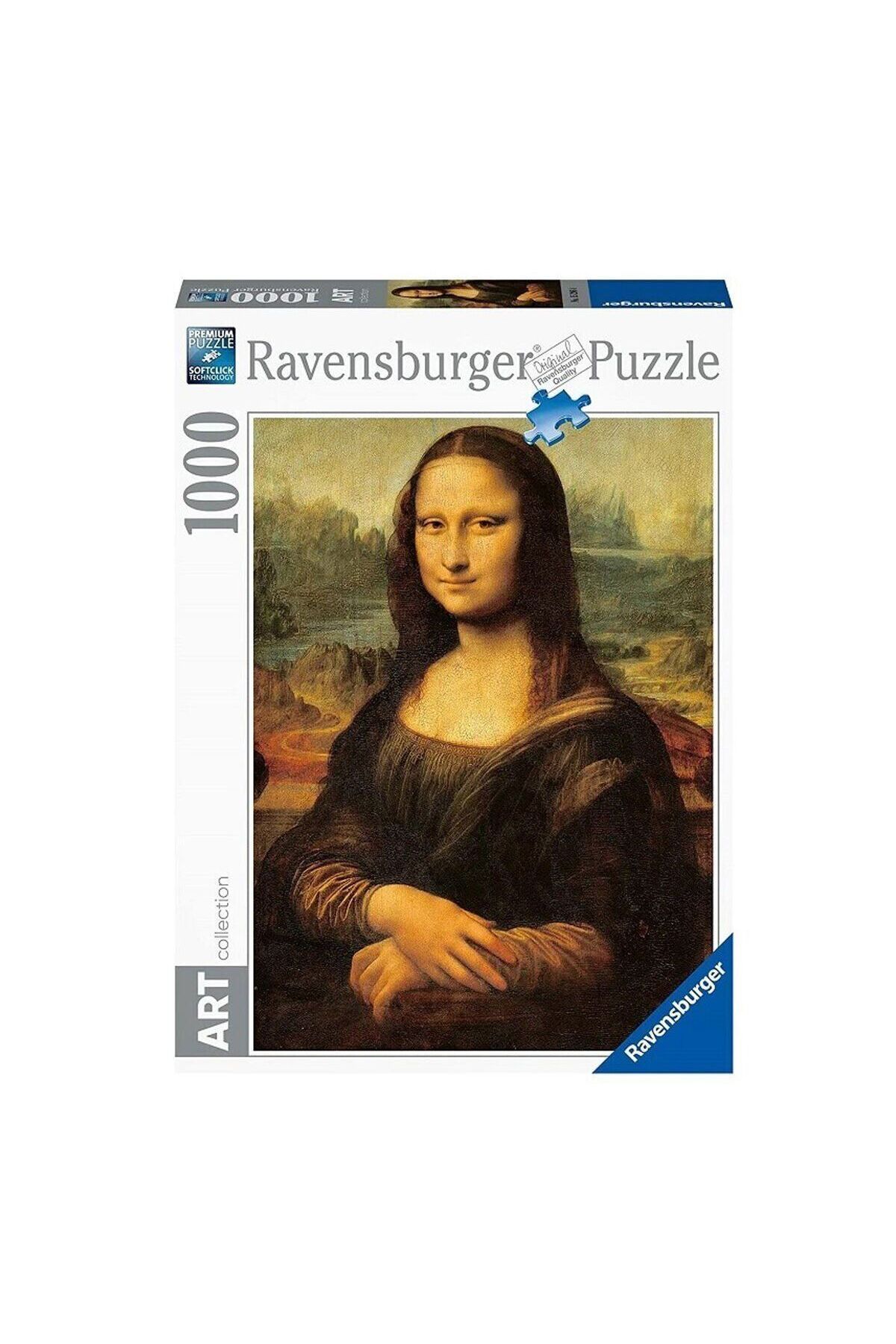 RAVENSBURGER 12000058 Leo Da Vinci - Mona Lisa 1000 parça Ravensburger Puzzle