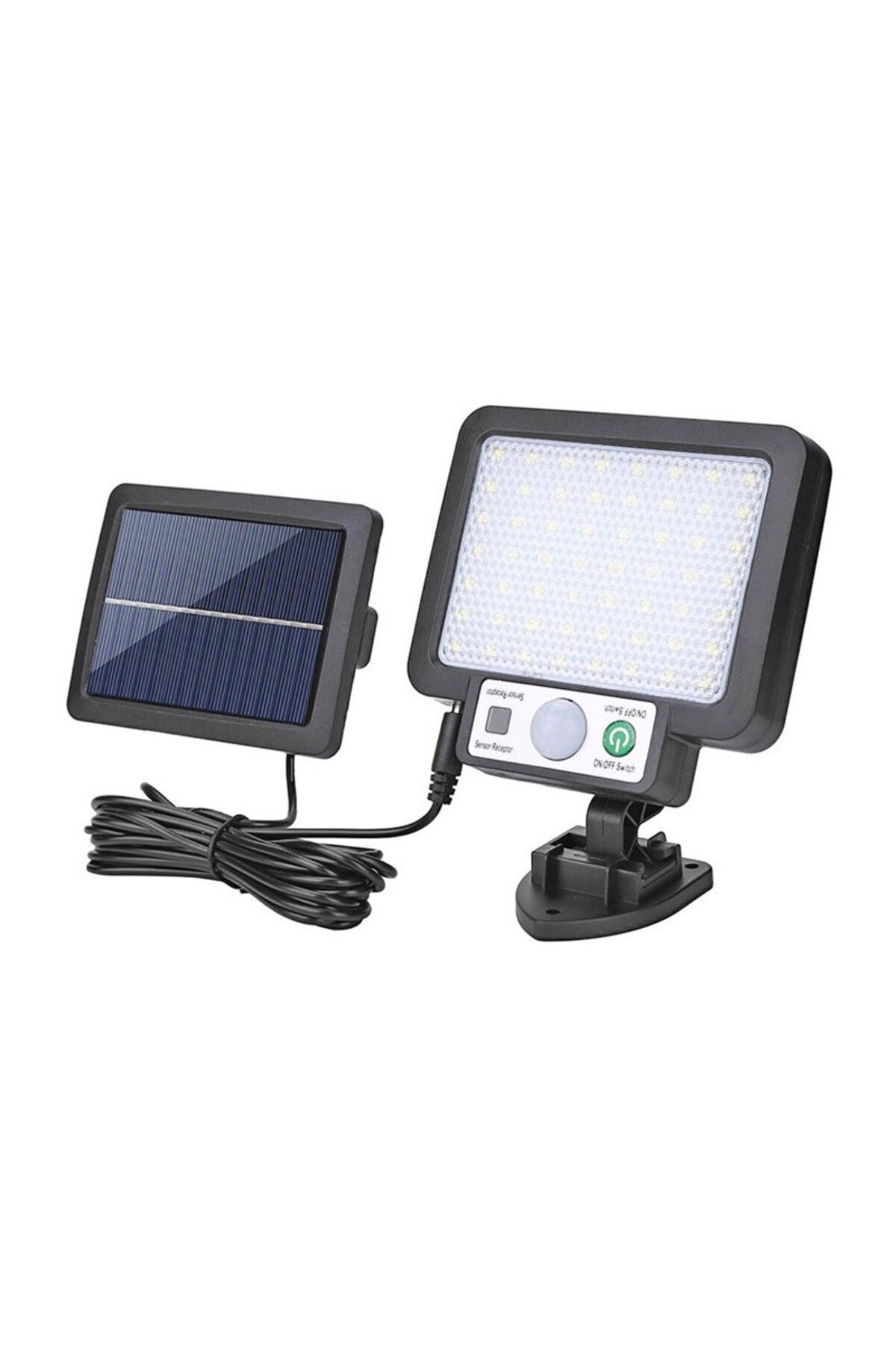 Mu Art Ahşap Sensörlü Solar Duvar Lambasi (5175)