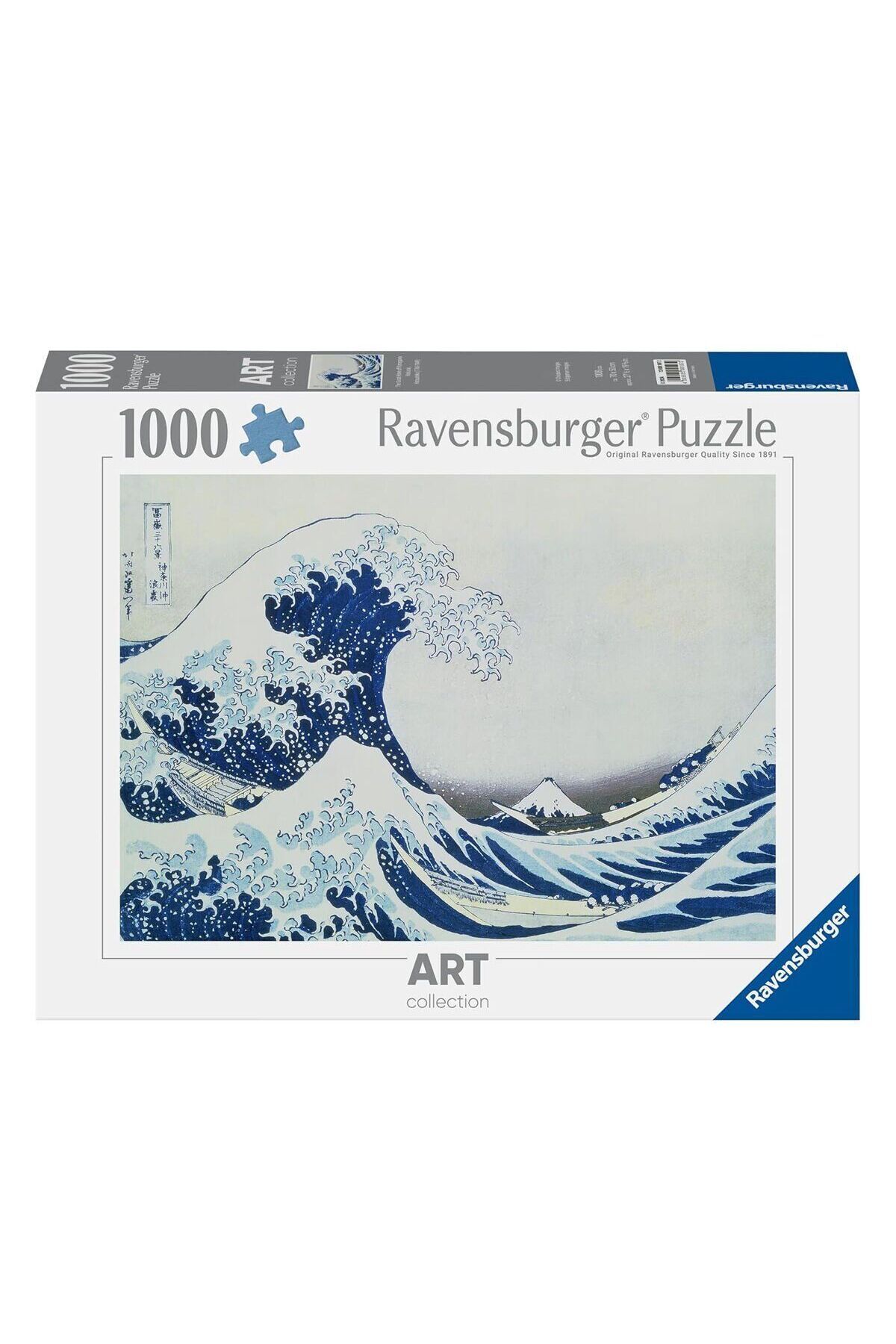 RAVENSBURGER 120001072 Kanagawa Dalgası 1000 parça Ravensburger Puzzle