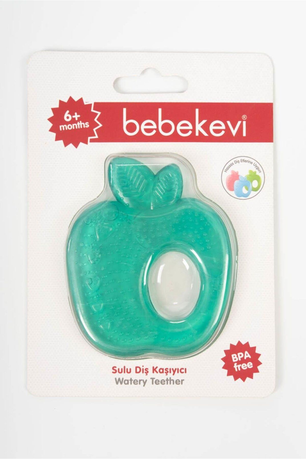 agugu Elma Şeklinde Sulu Diş Kaşıyıcı Yeşil