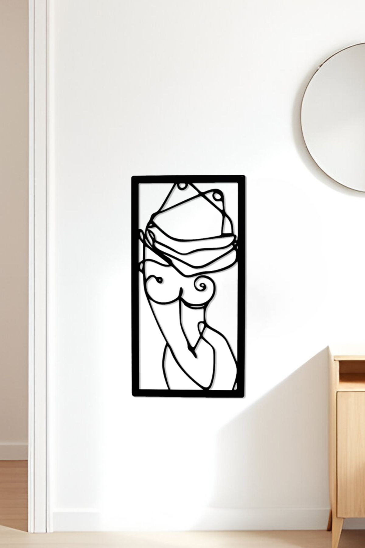 oalpo Modern Dekoratif Tablo, Dolap, Duvar ve Kapı Üzerine Uygun, 3D Baskı, 20cm