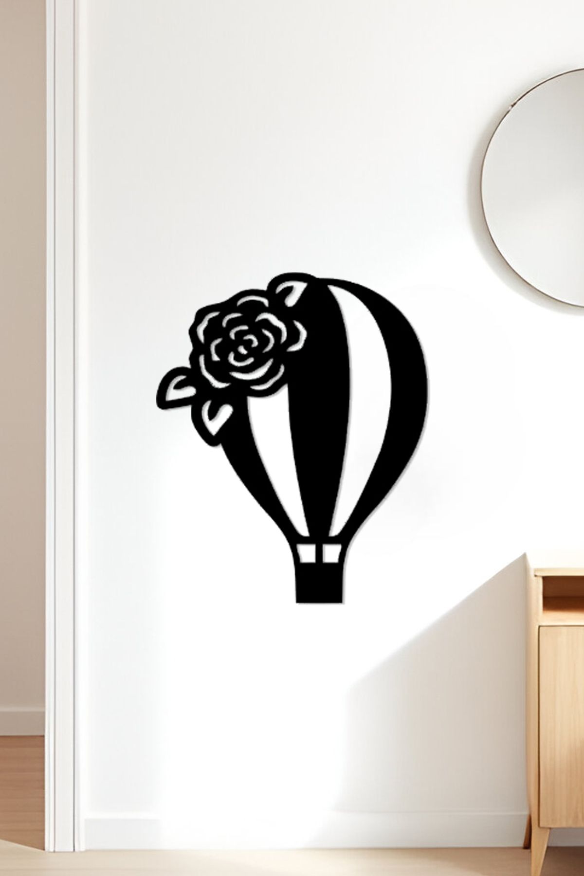oalpo Balon Modern Dekoratif Tablo, Dolap, Duvar ve Kapı Üzerine Uygun, 3D Baskı, 20cm