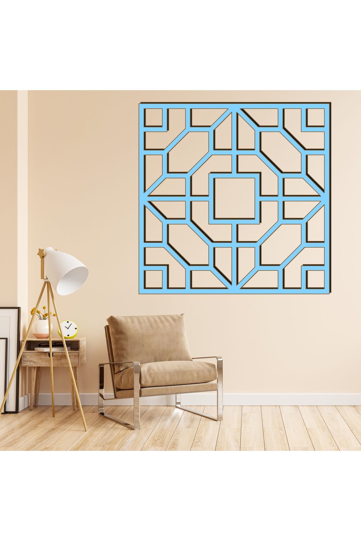 Grand Fine Art Tek Parça Renkli MDF Panel Tablo