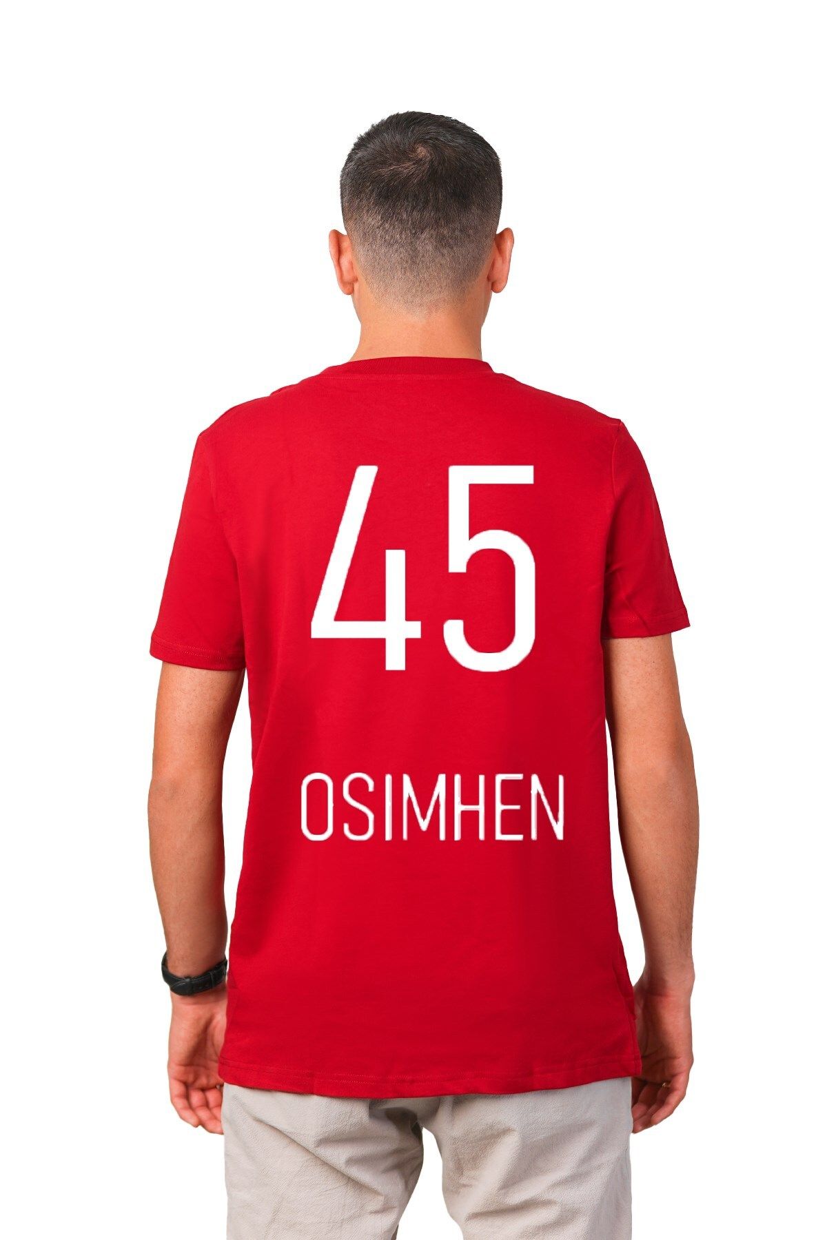 Galatasaray Orijinal 5 Yıldız Kırmızı Osimhen Forma T-Shirt
