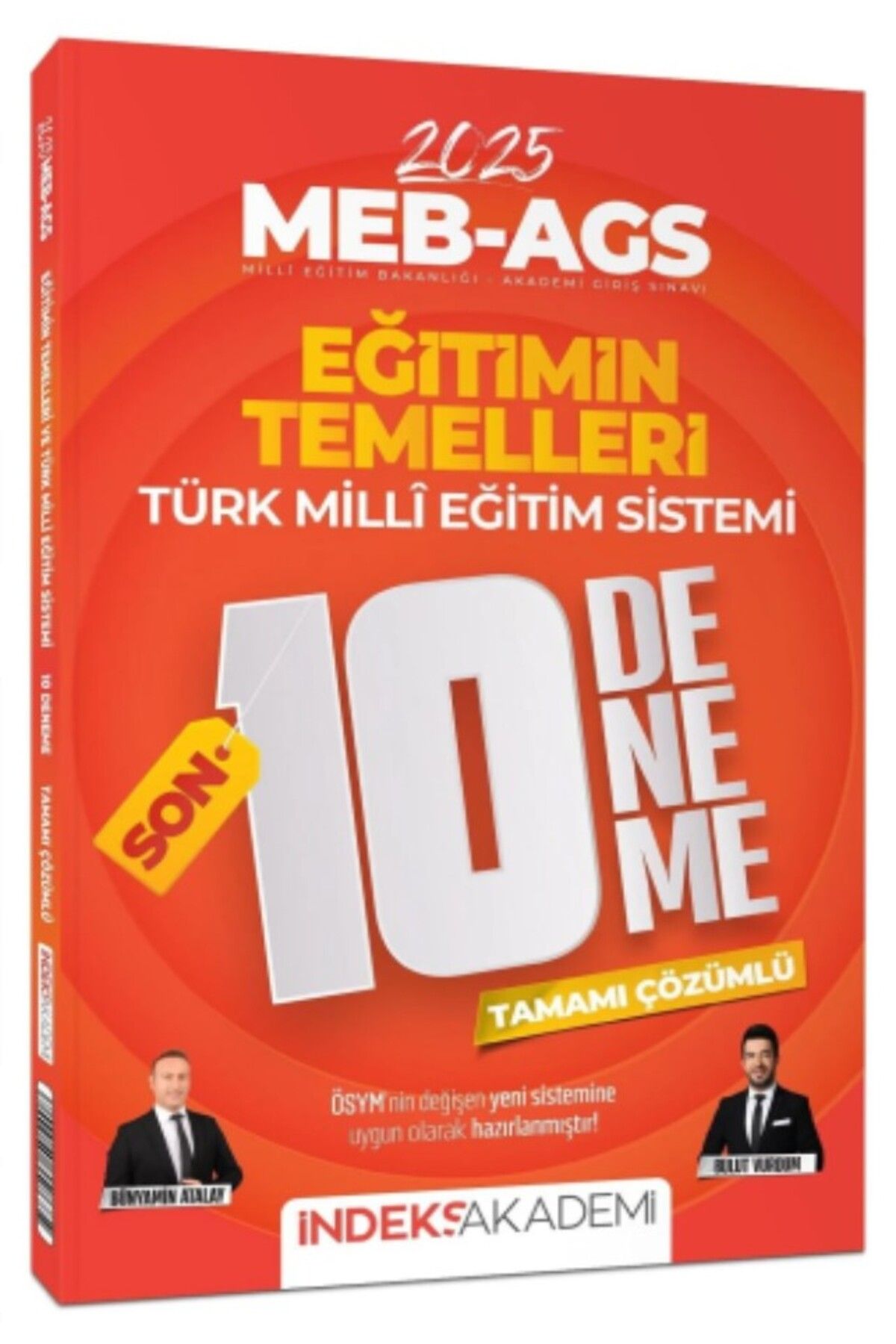 İndeks Akademi 2025 MEB-AGS Eğitimin Temelleri ve Türk Milli Eğitim Sistemi SON 10 Deneme Çözümlü - Bulut Vurdum