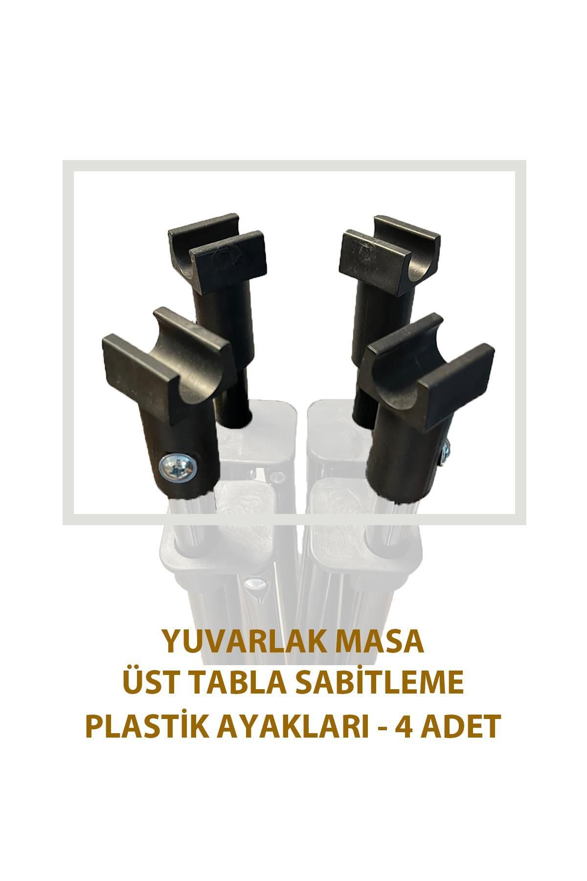 Exent Yuvarlak Masa için üst tabla ayak plastikleri - 4 adet