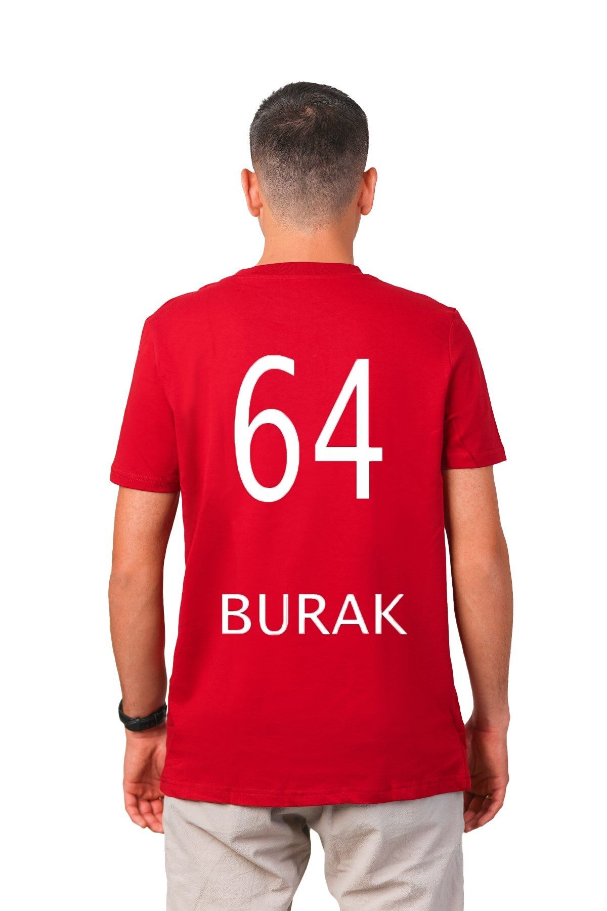 Galatasaray Orijinal 5 Yıldız Kırmızı İsim - Numara Baskılı Forma T-Shirt
