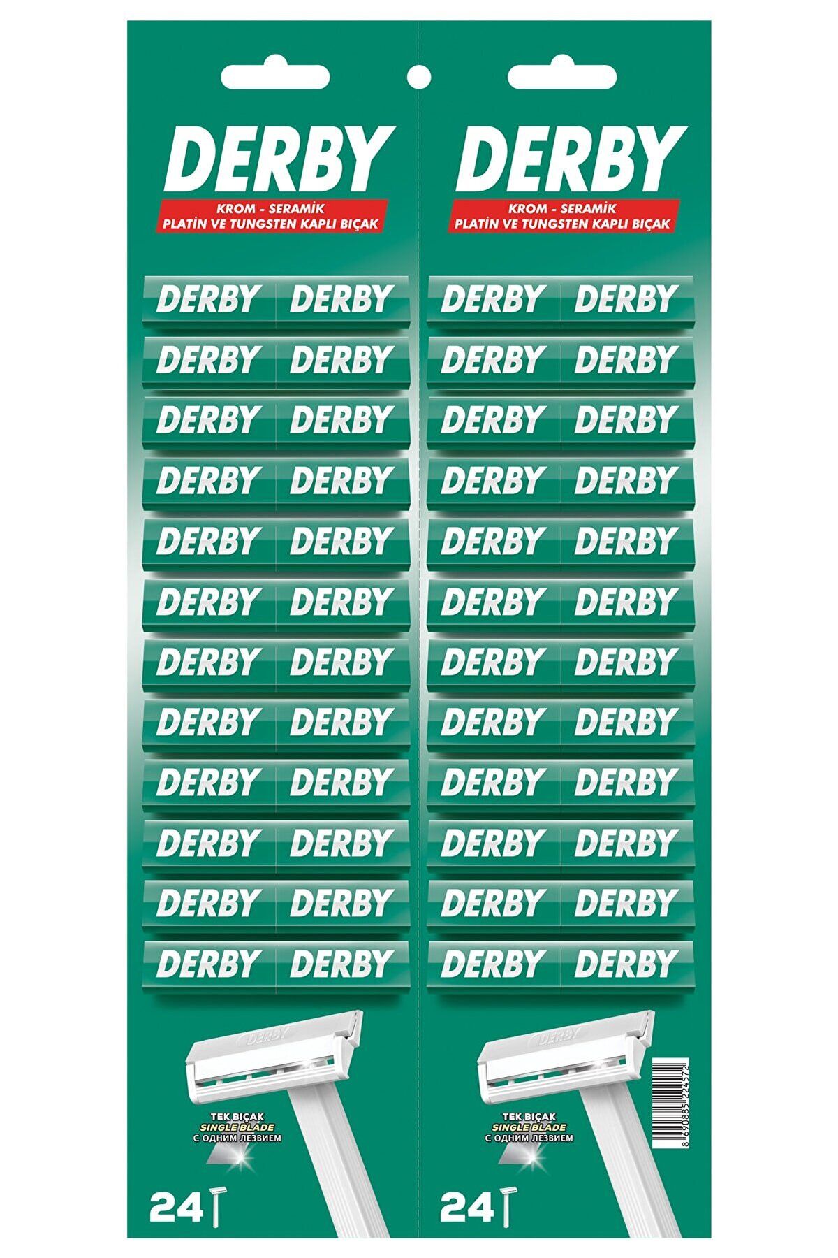 Fixport Derby Tek Bıçak Kartela 48'li