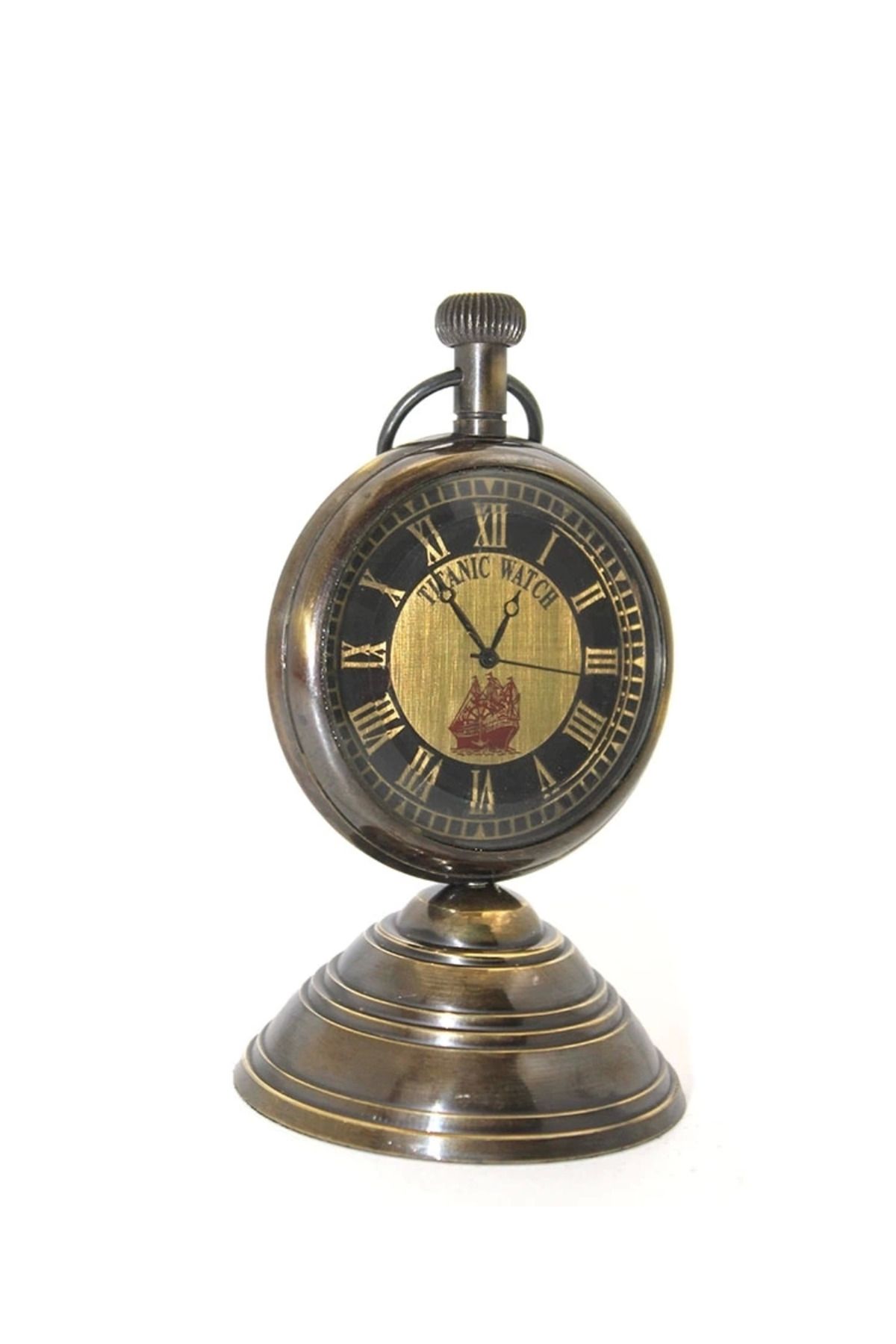Yuba Avm Masa Üstü Pirinç Saat 16143