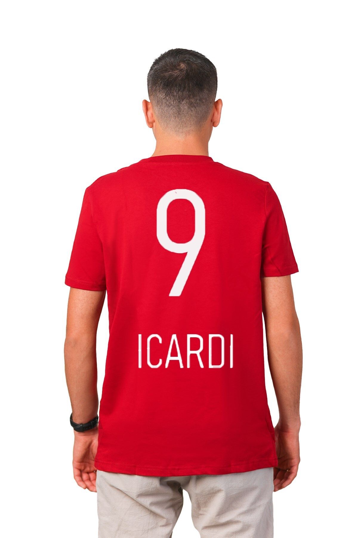 Galatasaray Orijinal 5 Yıldız Kırmızı Mauro Icardi Forma T-Shirt