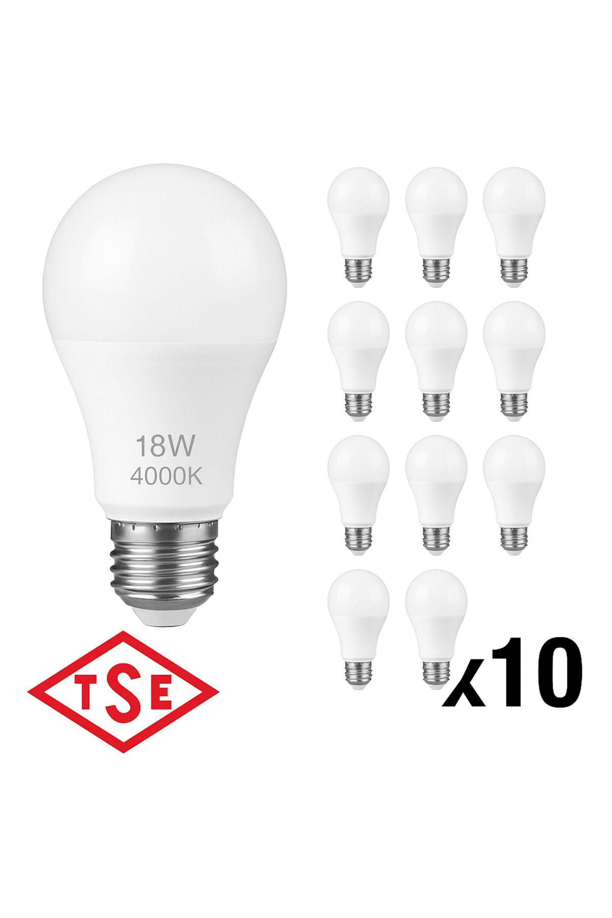 ayecom 18 W E27 Duy Led Ampul 4000K Soğuk Beyaz