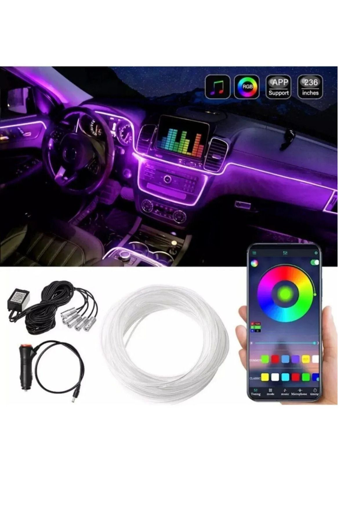 VrPro AMBIANCE ANIMASYONLU 18 LED 64 RENK