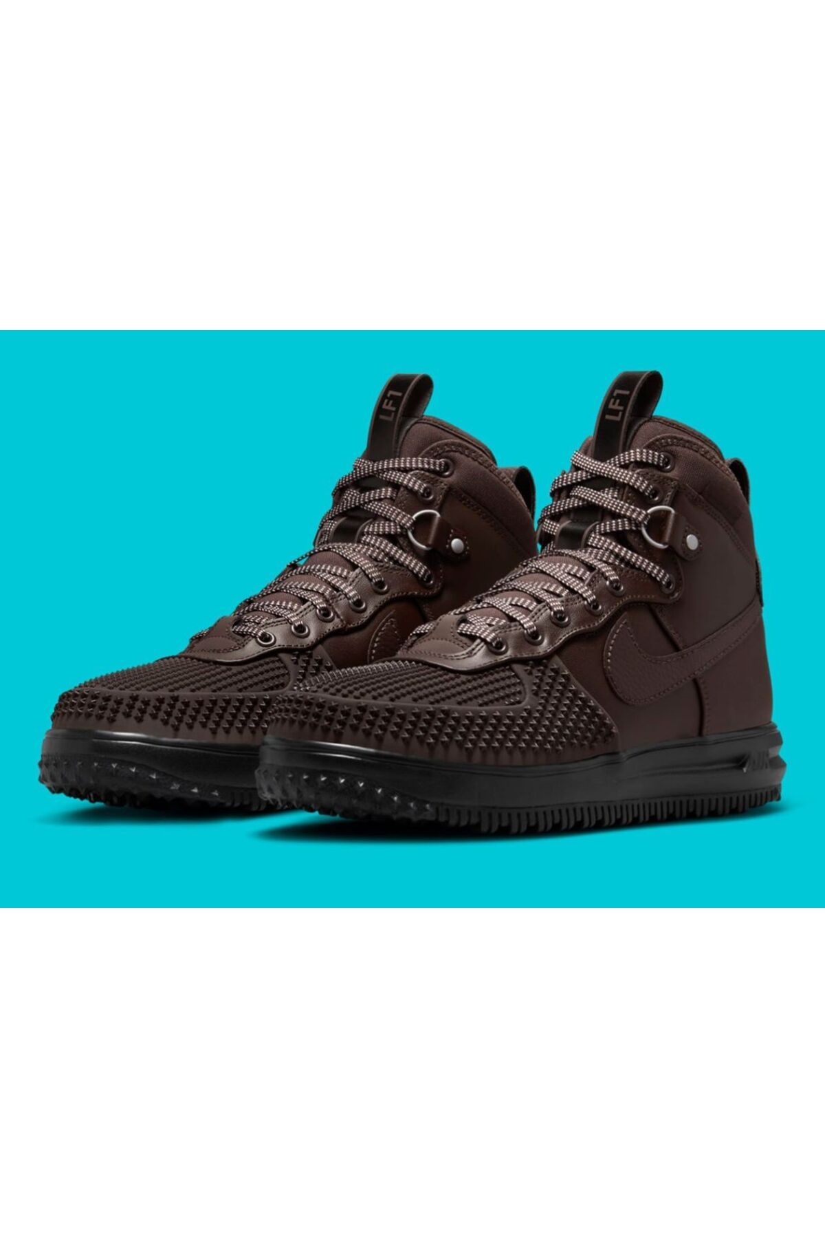 Nike Lunar Force 1 Winterized Erkek Kahve Sneaker Bot (Blue Sport)
