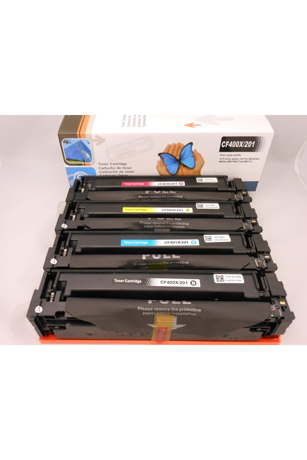 HP YUKSEK KAPASİTE CF400X CF401X CF402X CF403X Toner Laserjet Pro M252dw M252n M277dw M277n