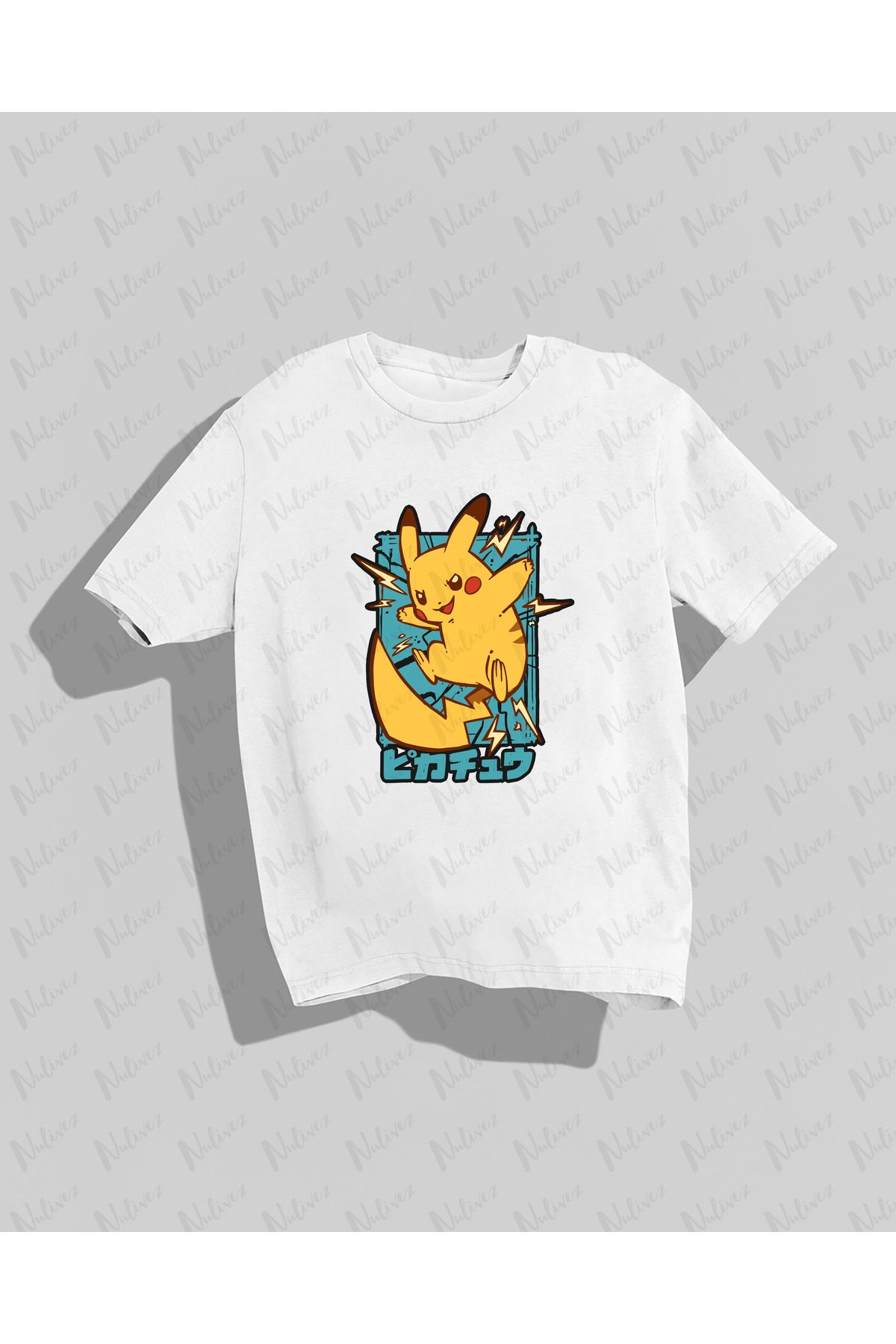 Nulivez Anime Baskılı Yüksek Kalite Kompakt Unisex Oversize T-Shirt