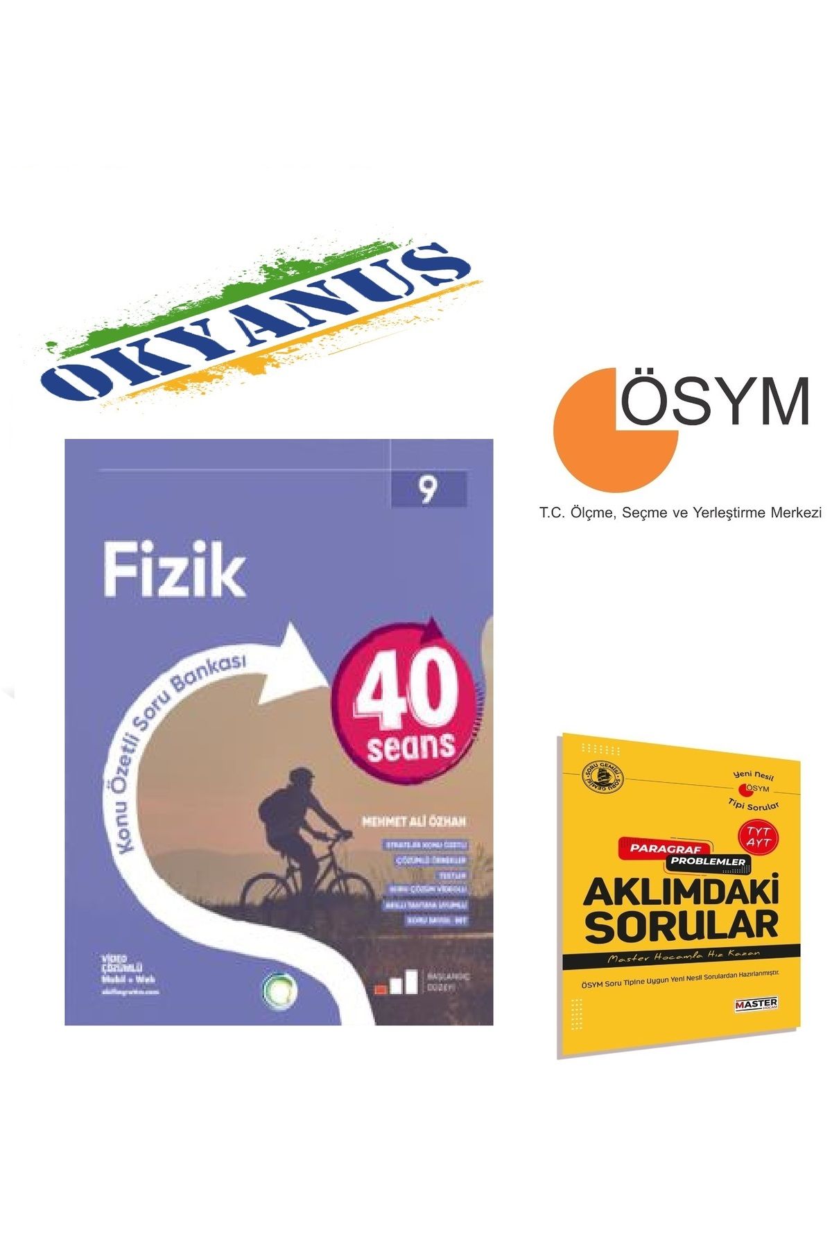 Okyanus Yayınları Okyanus Yayıncılık 9. Sınıf 40 Seans Fizik Konu Özetli Soru Bankası
