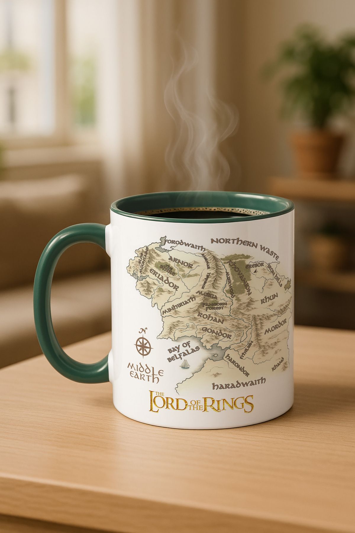 DisaCraft Yüzüklerin Efendisi, Lord of The Rings Temalı Özel Tasarım Kupa