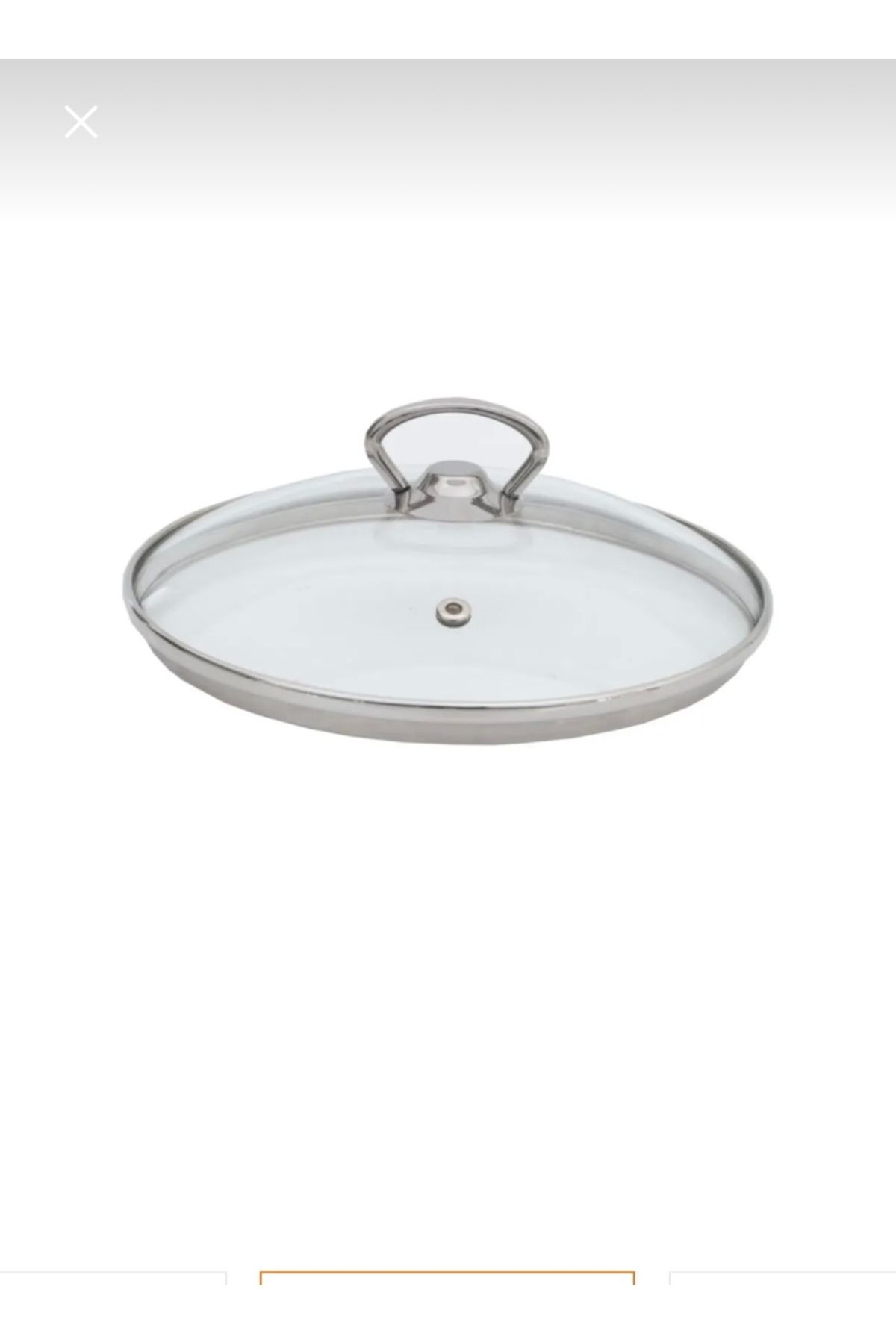 Home 26 Cm Buhar Delikli Tencere Tava Ve Sahanlara Cam Kapak Metal Tepelik Hediye