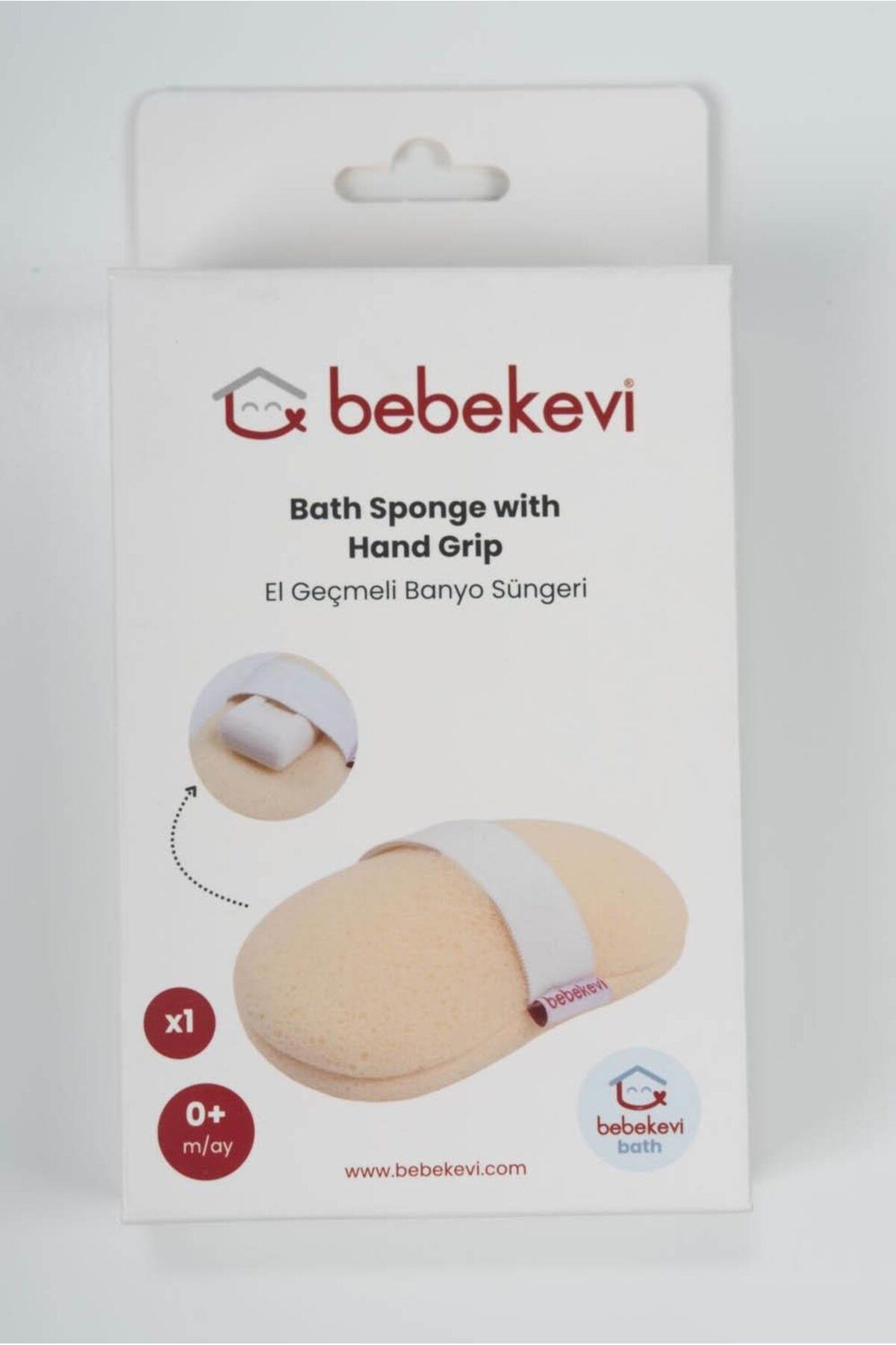 agugu Yumuşak Dokulu, El Geçmeli Bebek Banyo Süngeri