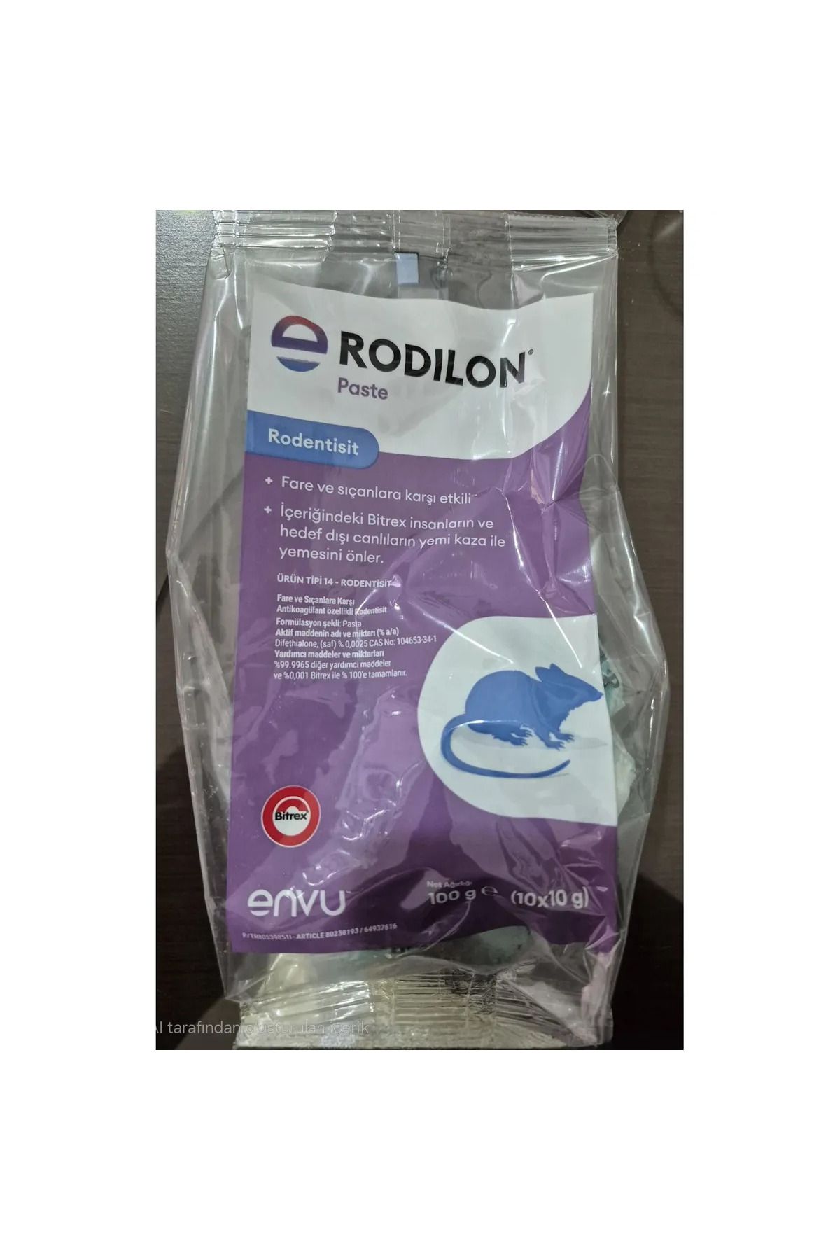 DOĞA İLAÇ Rodilon Paste Fare Zehri