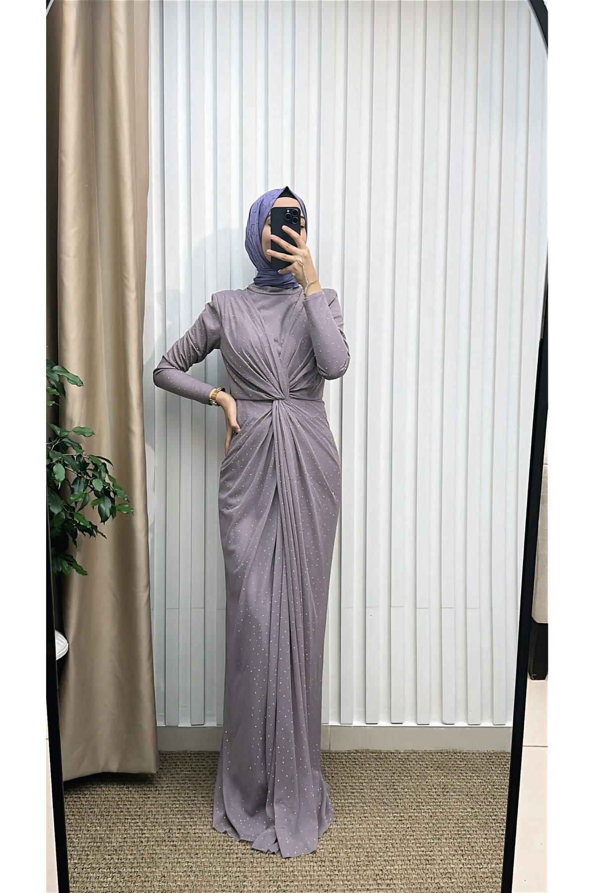 MERVE TESETTÜR Taşlı Abiye