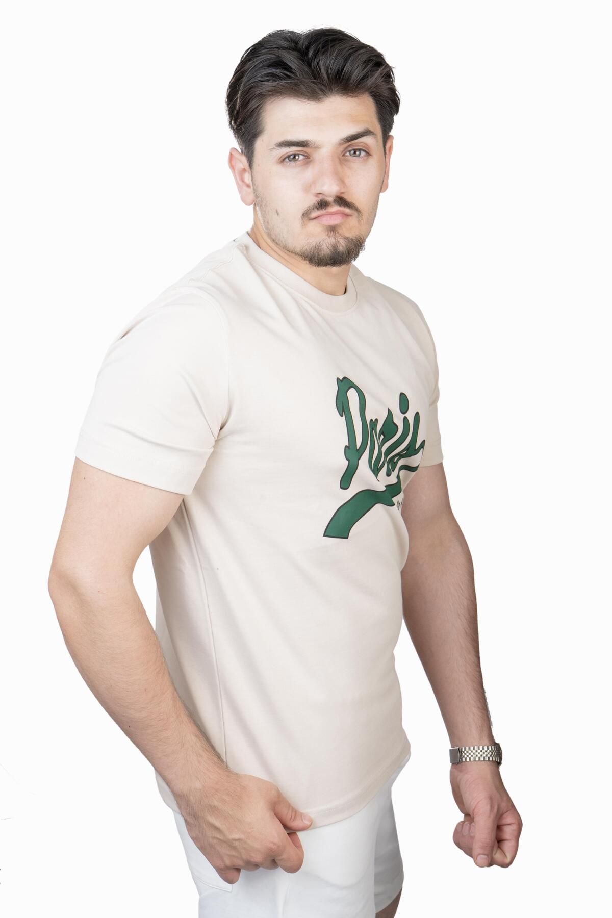 MARİA T-SHIRT BEIGE