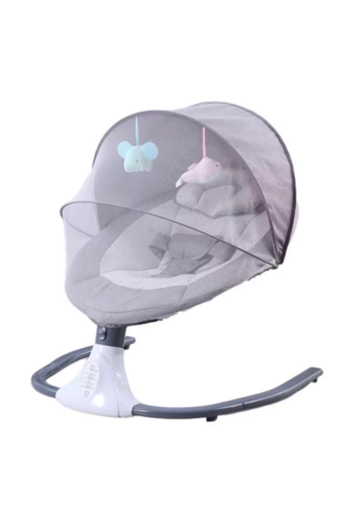 ROHS-Multifunctional Electric Swing, Bluetooth, Remote Control, Built-in Music and Folding Roof 1