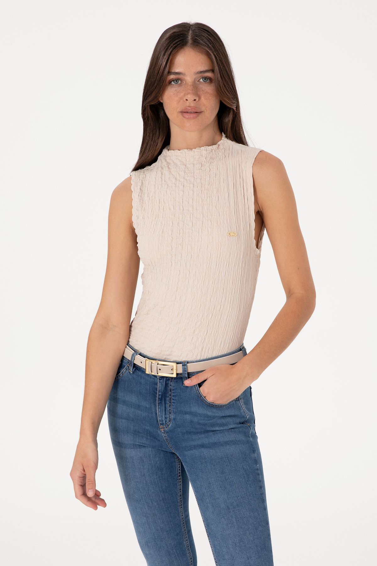 U.S. Polo Assn. Kadın Taş Tişört 50300749-VR049
