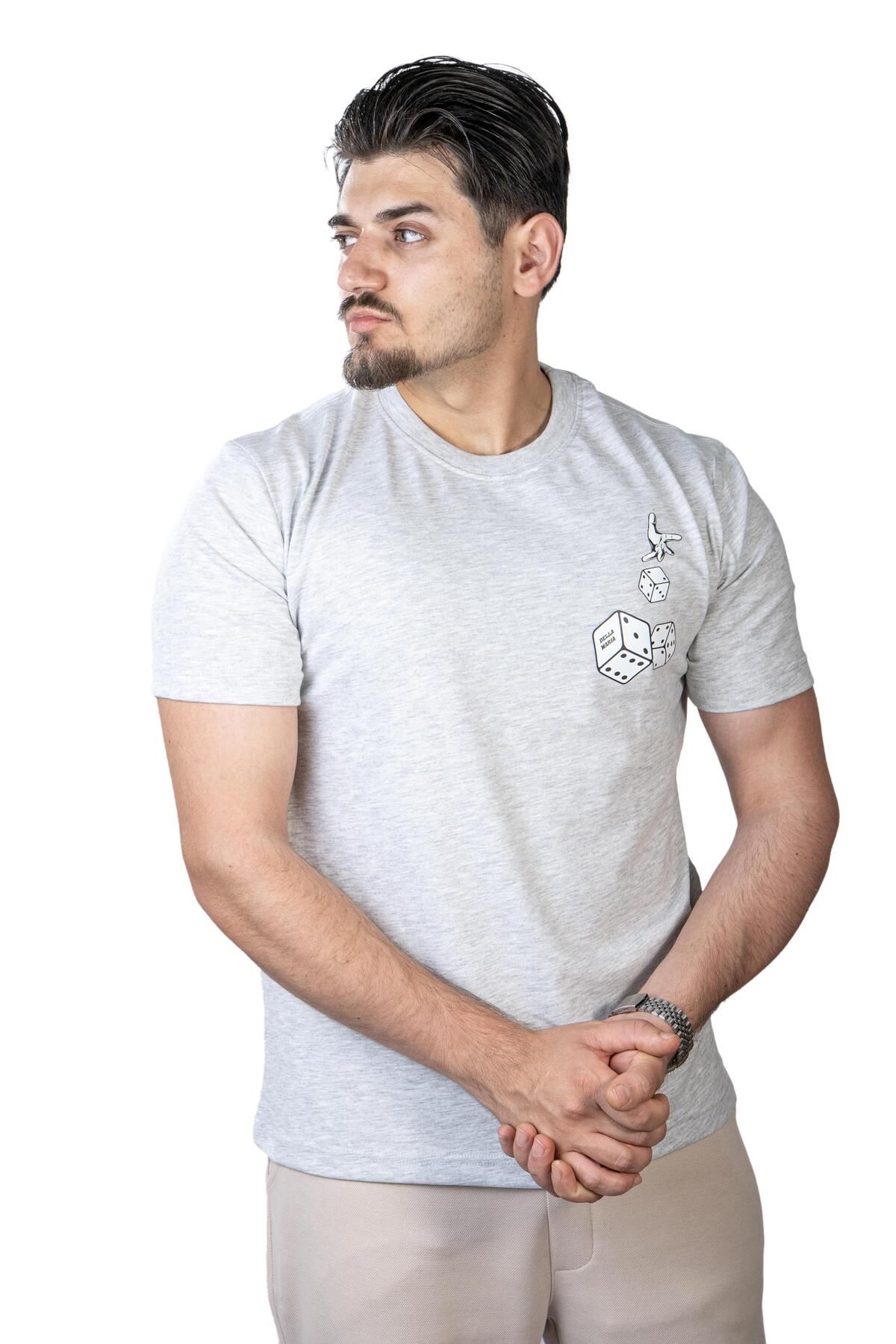 MARİA T-SHIRT GRAY MELANGE