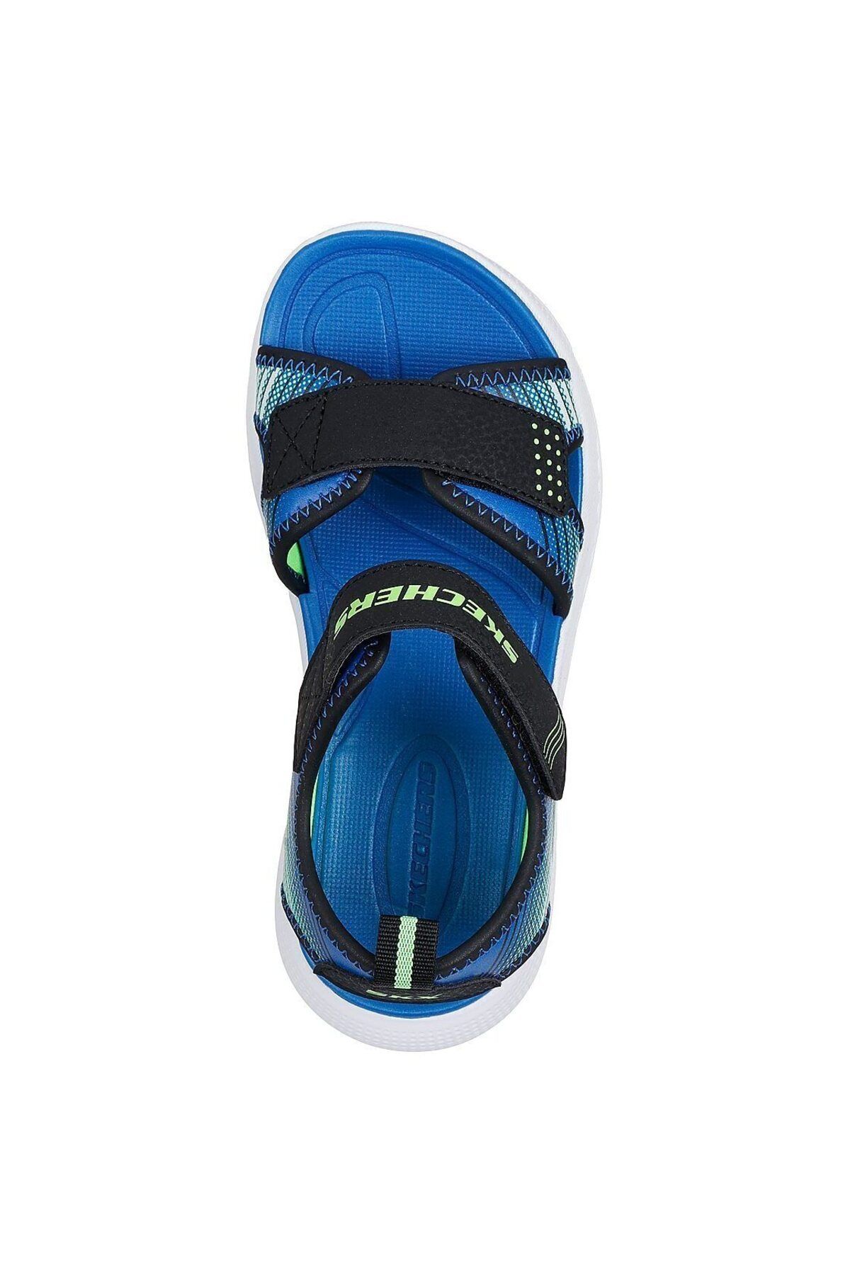 SKECHERS-Sandály Skechers Microspec-splash, Černé, Dětské 2