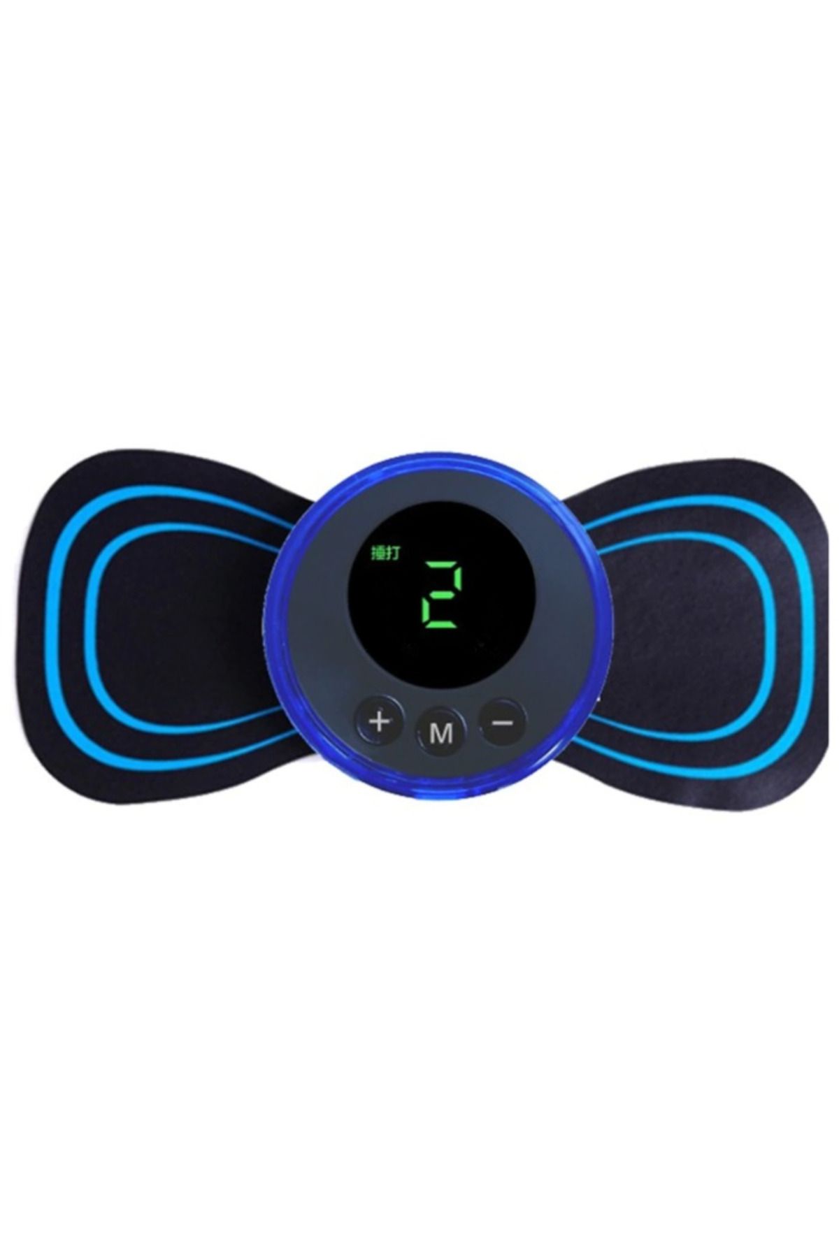 Fixport 8 Modlu Mini Şarjlı Kelebek LCD Ekran Ems Boyun Omuz Kol Sırt Elektrikli Masaj Bantı Kas Stimülatörü