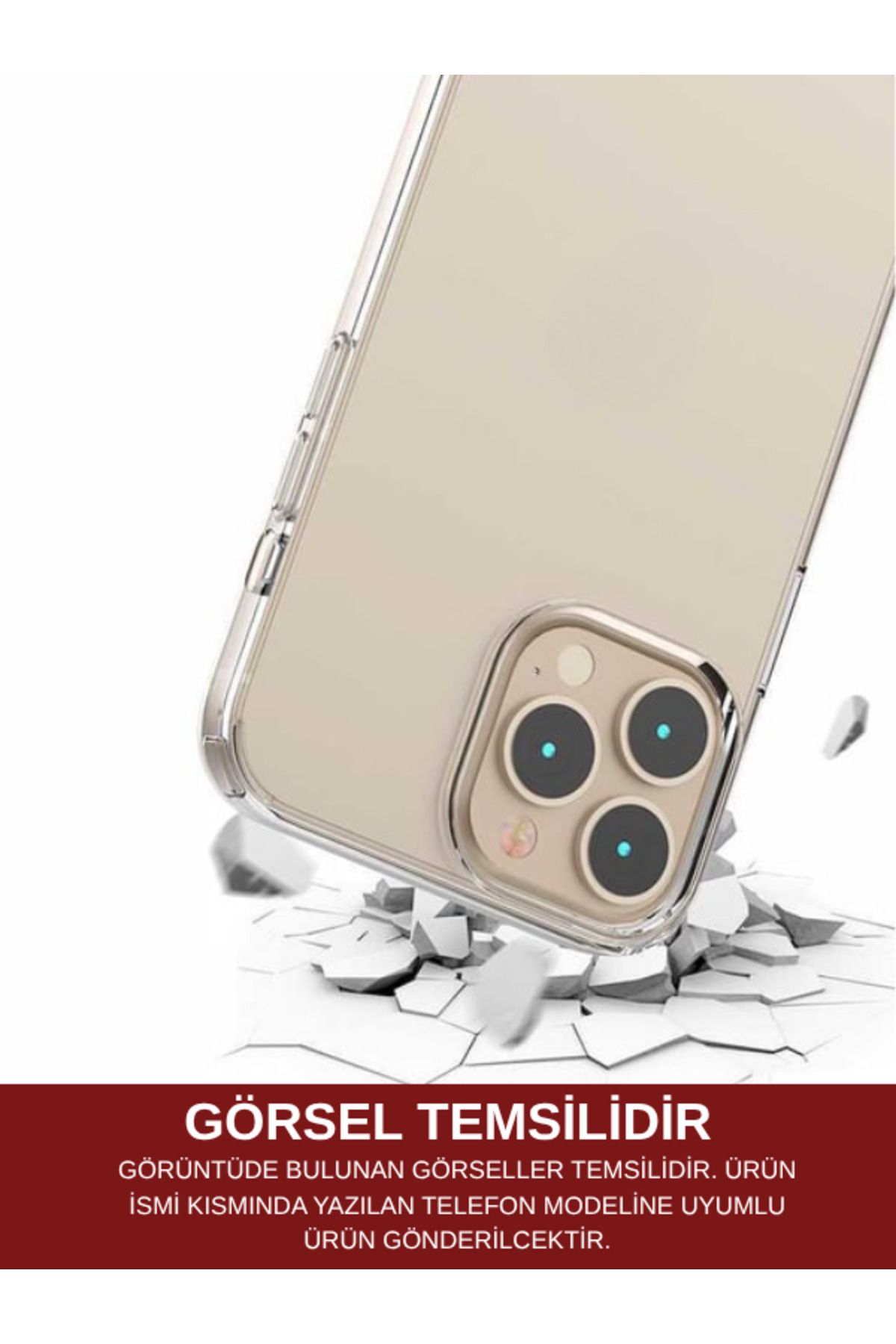 DUBİGOLD İPHONE 16 E UYUMLU SERT ŞEFFAF SARARMAZ MİKA KILIF
