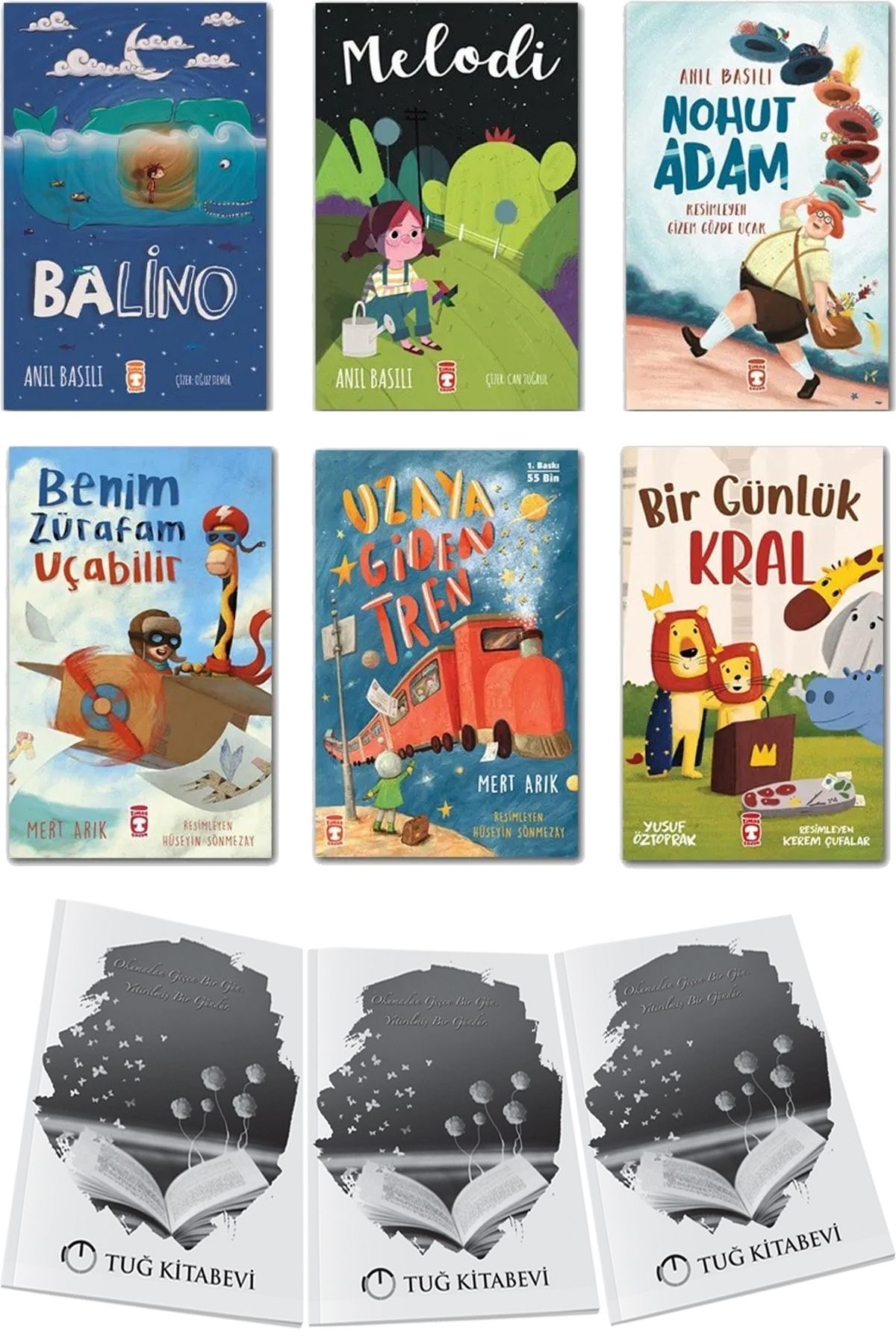 Timaş Çocuk Balino-Melodi-Nohut Adam-Benim Zürafam Uçabilir-Uzaya Giden Tren-Bir Günlük Kral