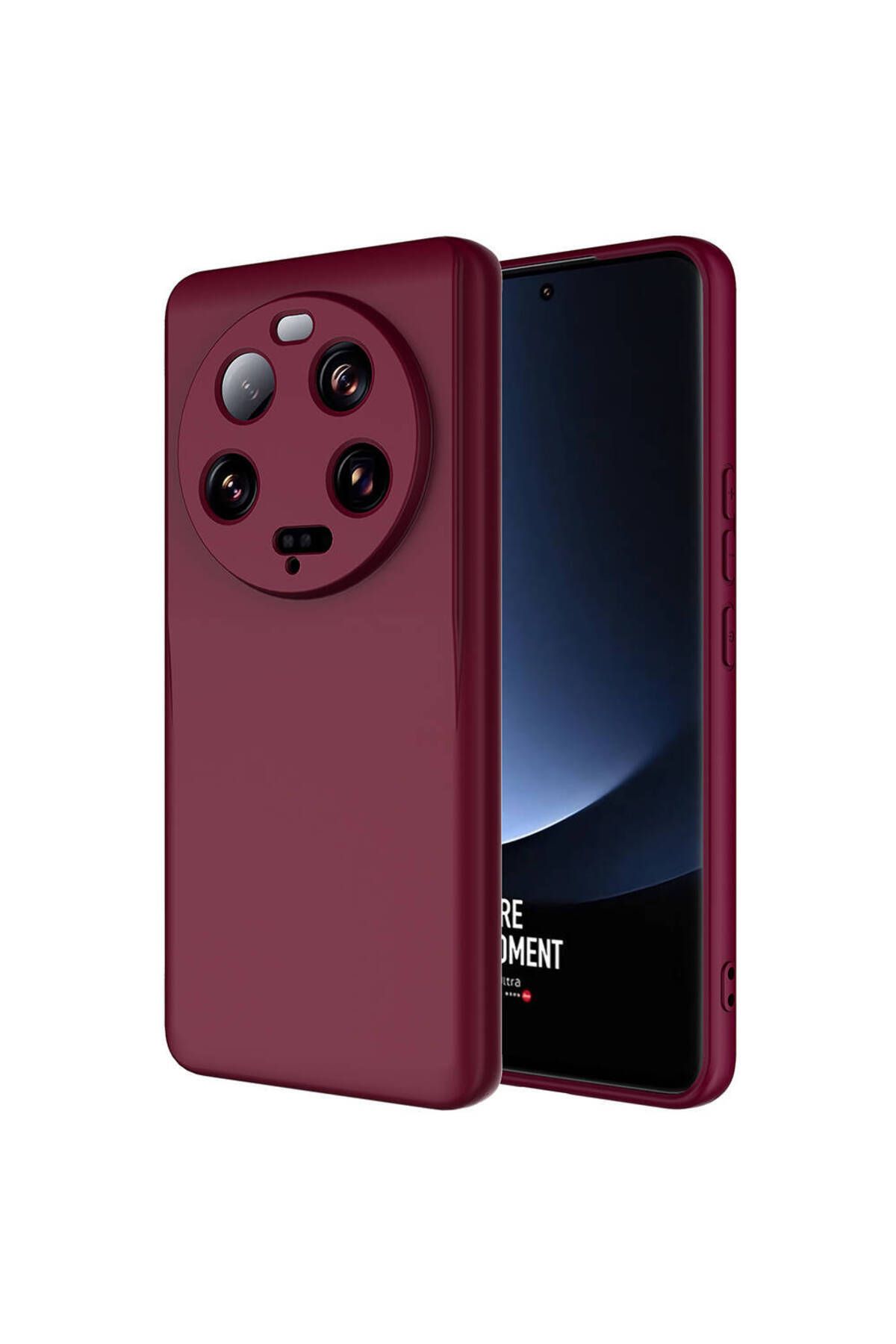 Nevarium Mi 13 Ultra Kılıf Lansman İçi Kadife Kamera Korumalı Mara Silikon Kılıf - Koyu Mor