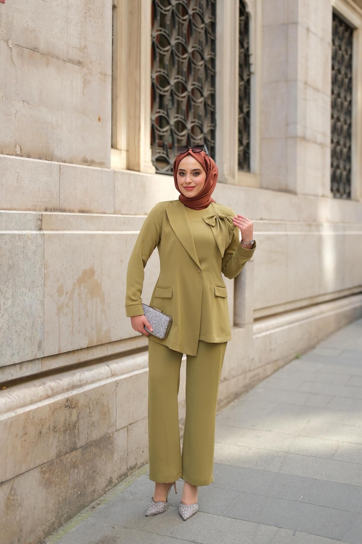 HİJAB STORE FİYONK TAKIM HARDAL
