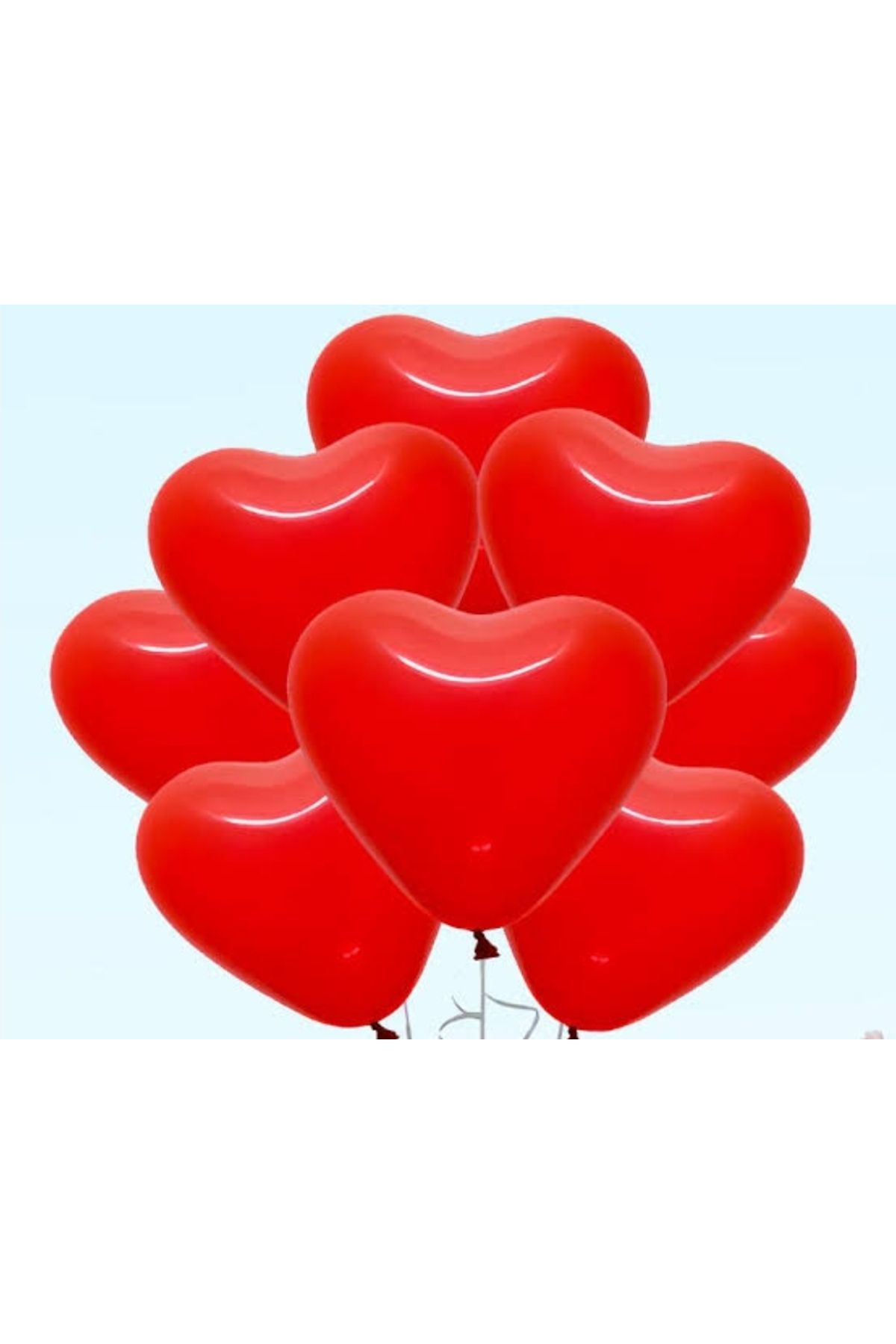 BALONCU TOYS Baloncu Lateks Kalp Balon 12 inç 30 cm 20 Adet