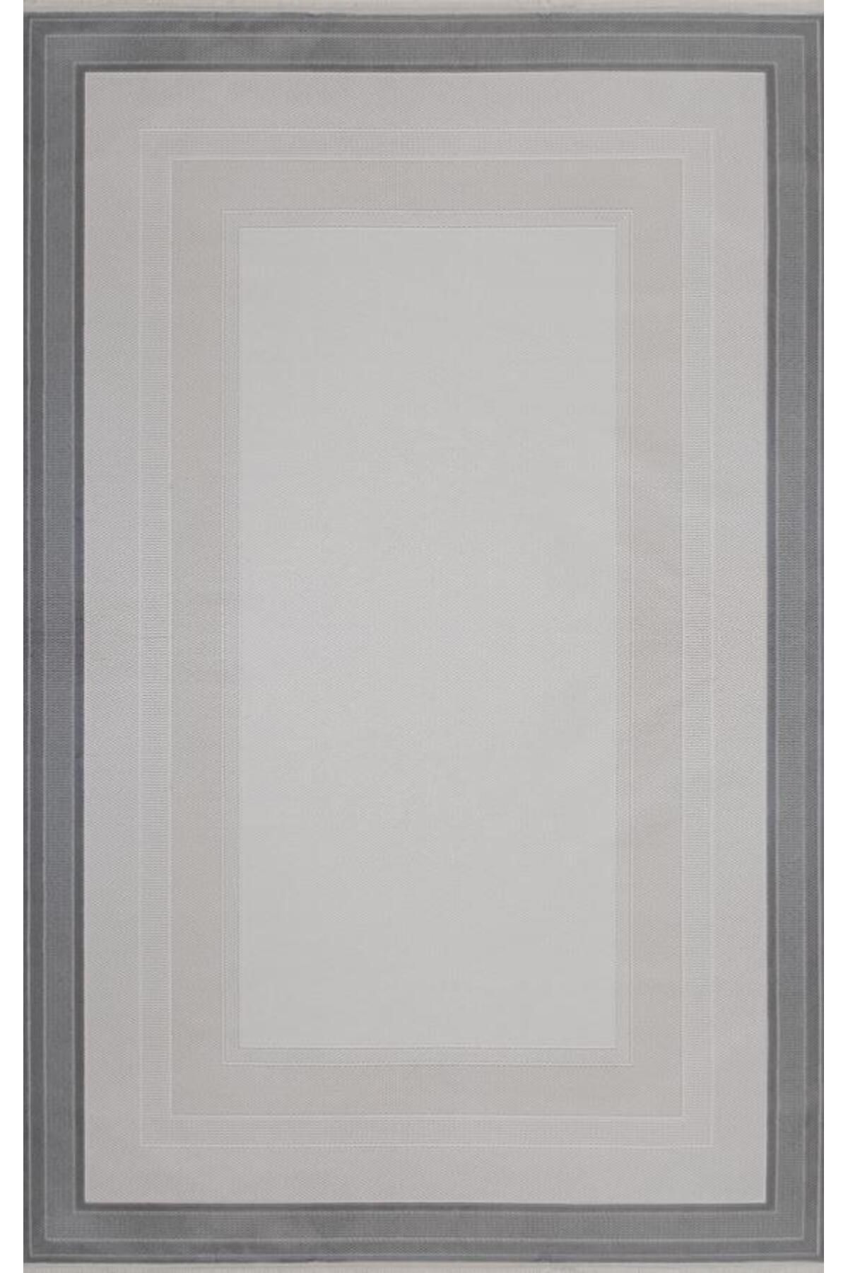 Gabardin Halı Jade 7019 Gri Serisi Triko Akrilik Salon Oturma Yatak Odası Halısı