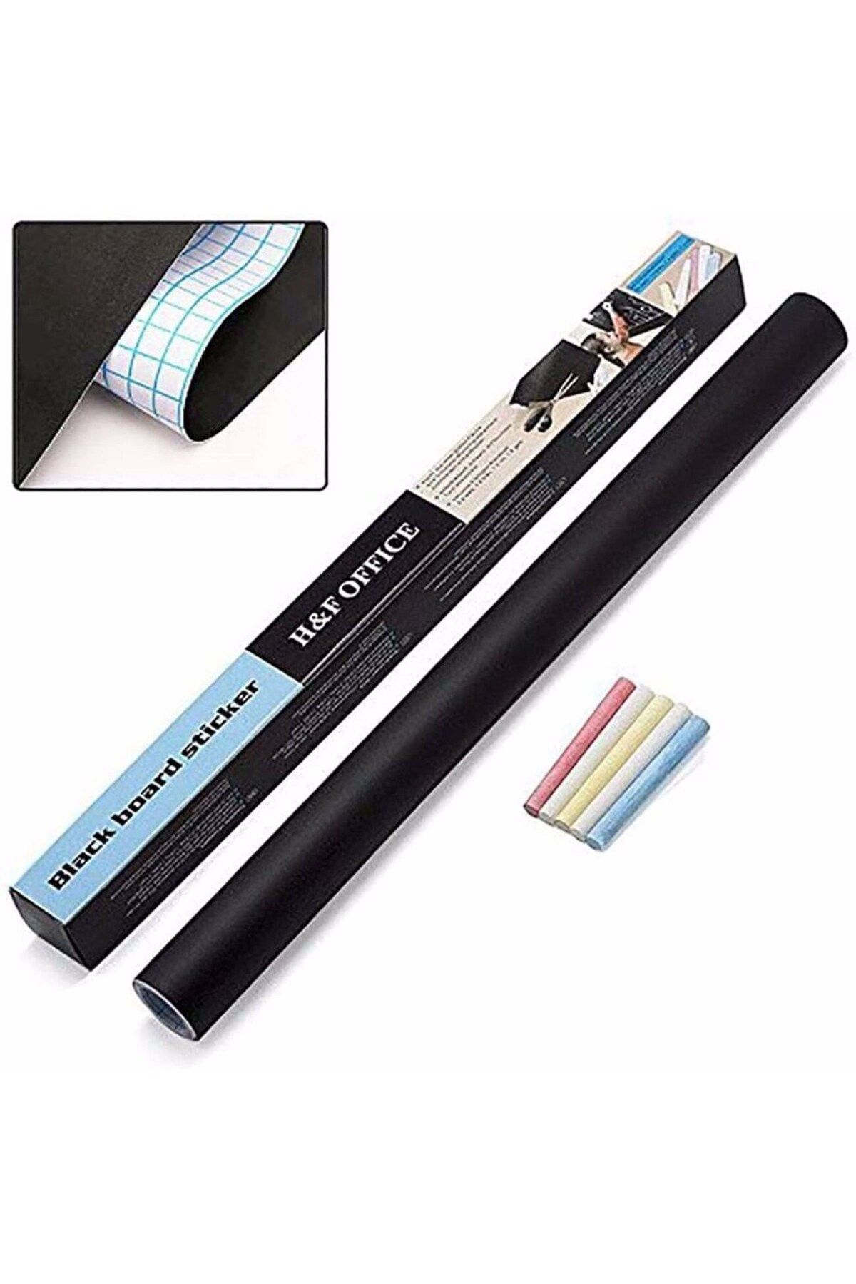 Fixport Yazılabilir Kara Tahta Yazı Tahtası Duvar Stickerı (60x200cm)