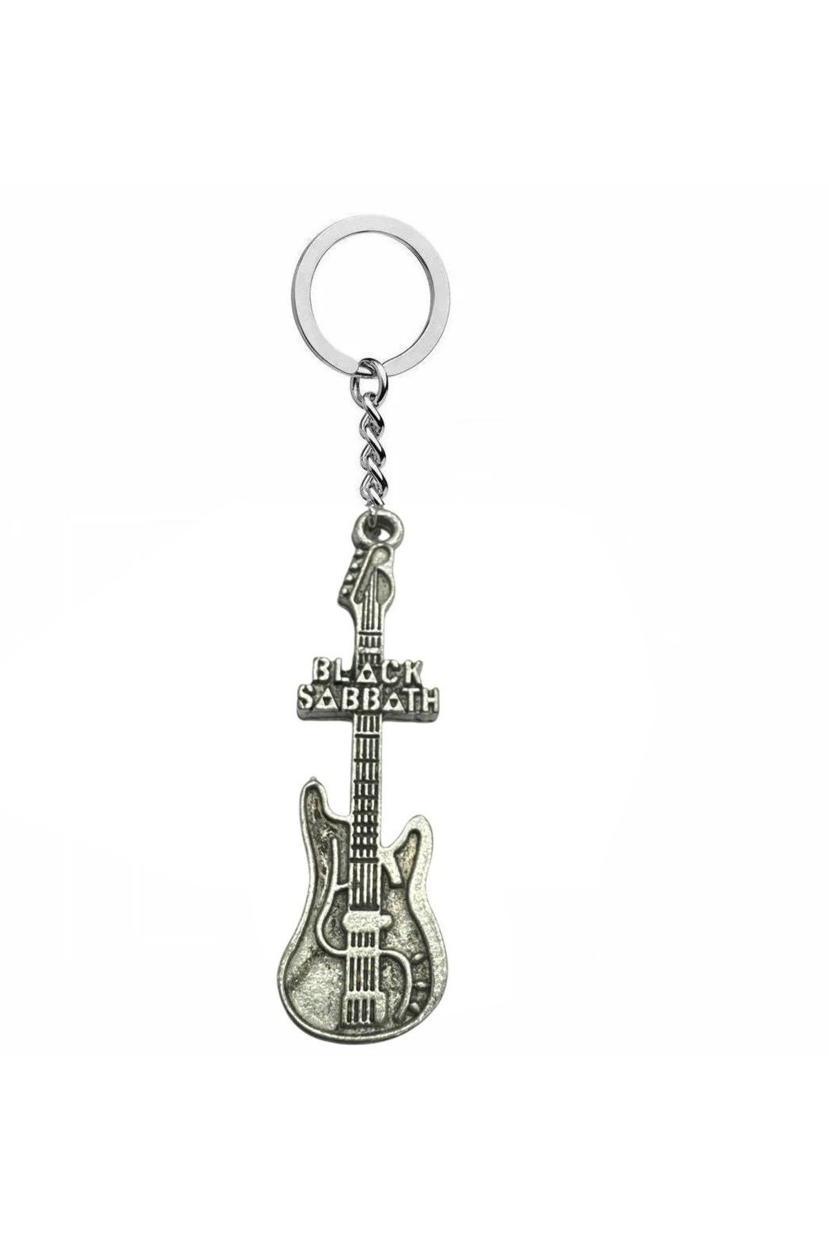 Herşey Nota Black Sabbath Müzik Grubu Temalı Unisex Anahtarlık – Rock & Metal Aksesuar