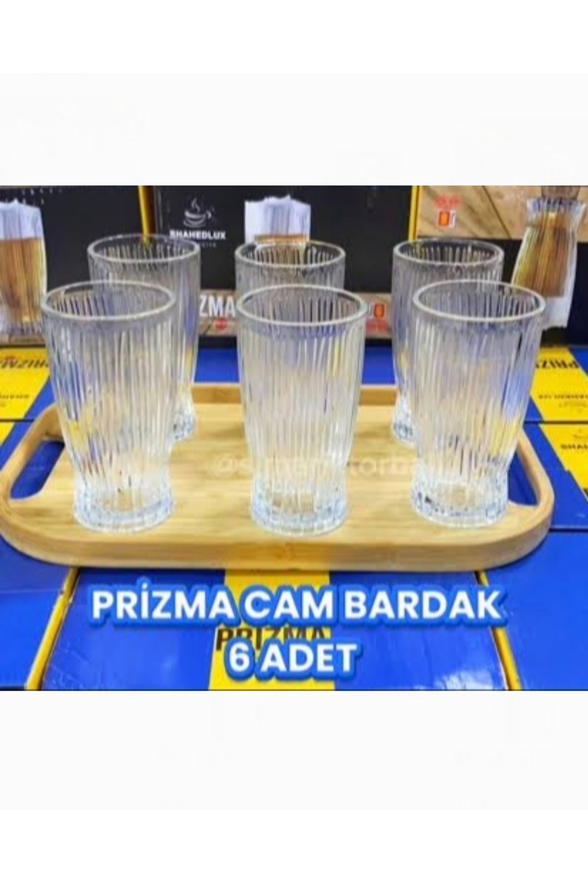 Home 6'lı Prizma Meşrubat Bardağı | Cam