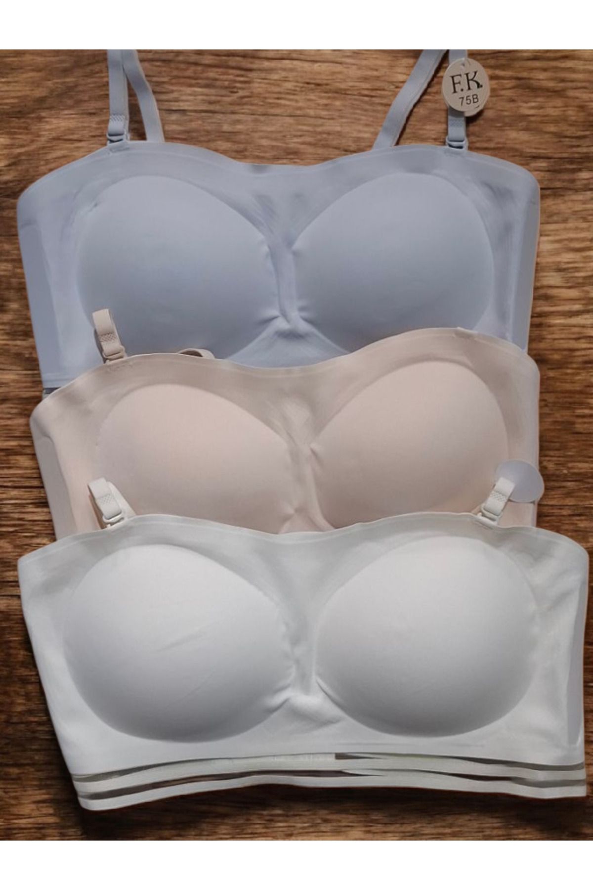 Tatty Underwear Fk Lazer Kesim Pedli Straplez Büstiyer
