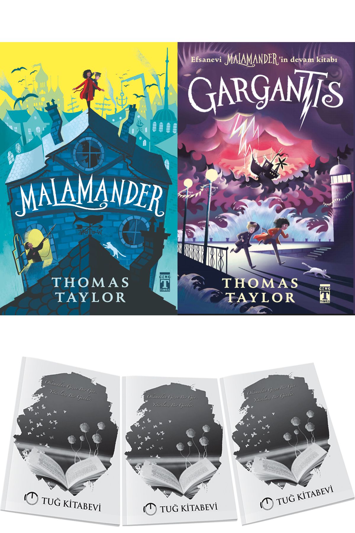 Genç Timaş Malamander ve Gargantis 2li Set Thomas Taylor + Hediyeli