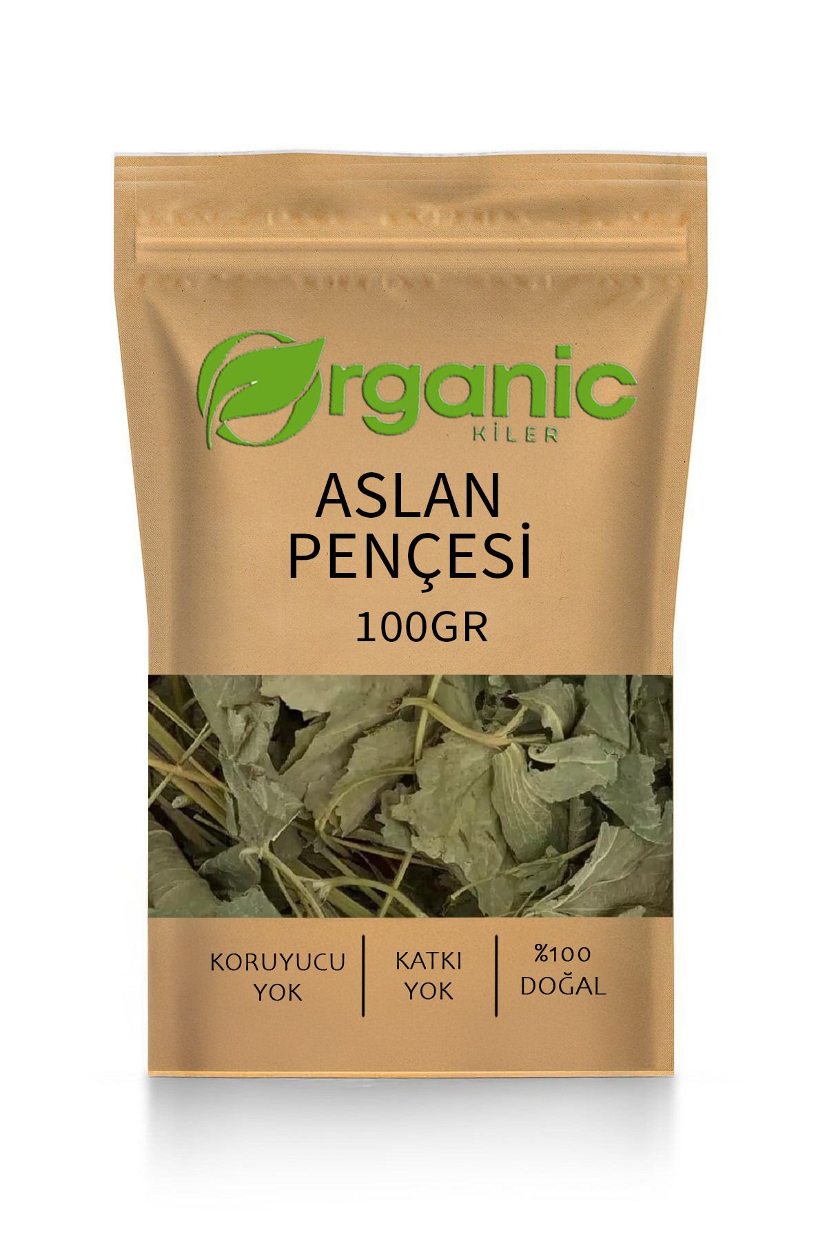 Organic Kiler Aslan Pençesi 100gr Testere Dişli Doğal & Organik